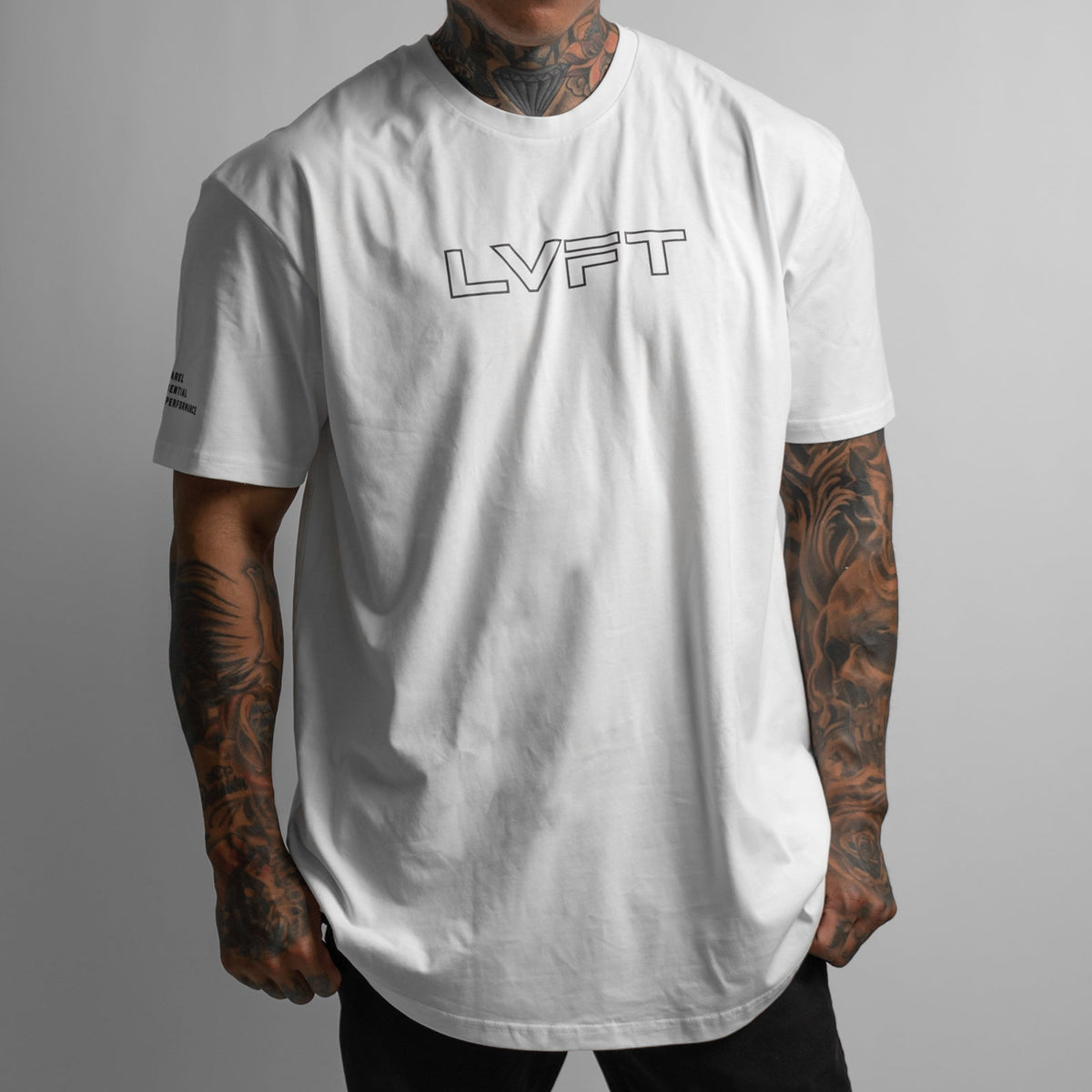 Athletics Scallop Tee - White