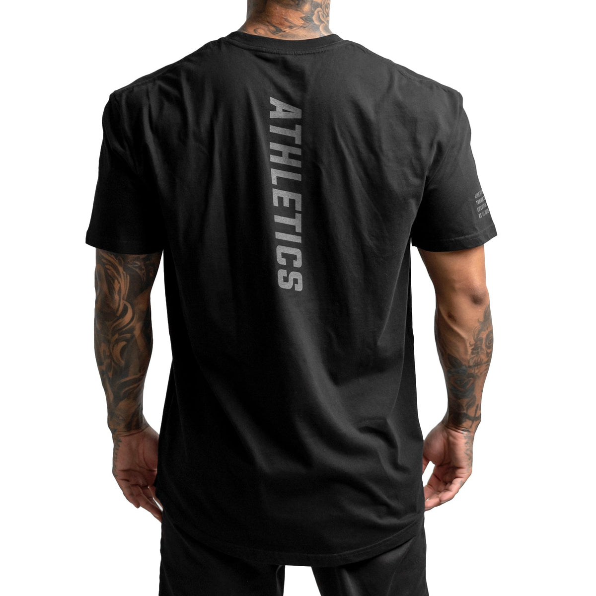 Athletics Scallop Tee - Black