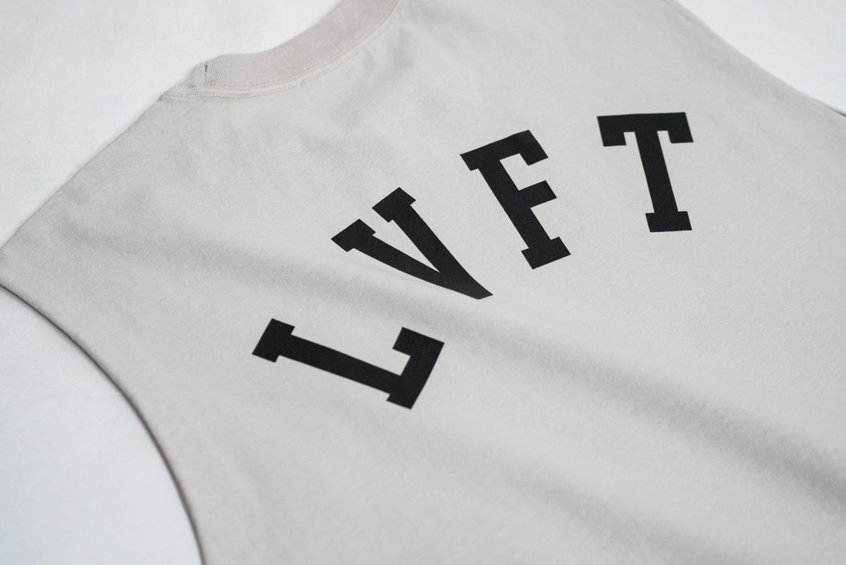 Faded Heavyweight Muscle Tank - Faded Bone