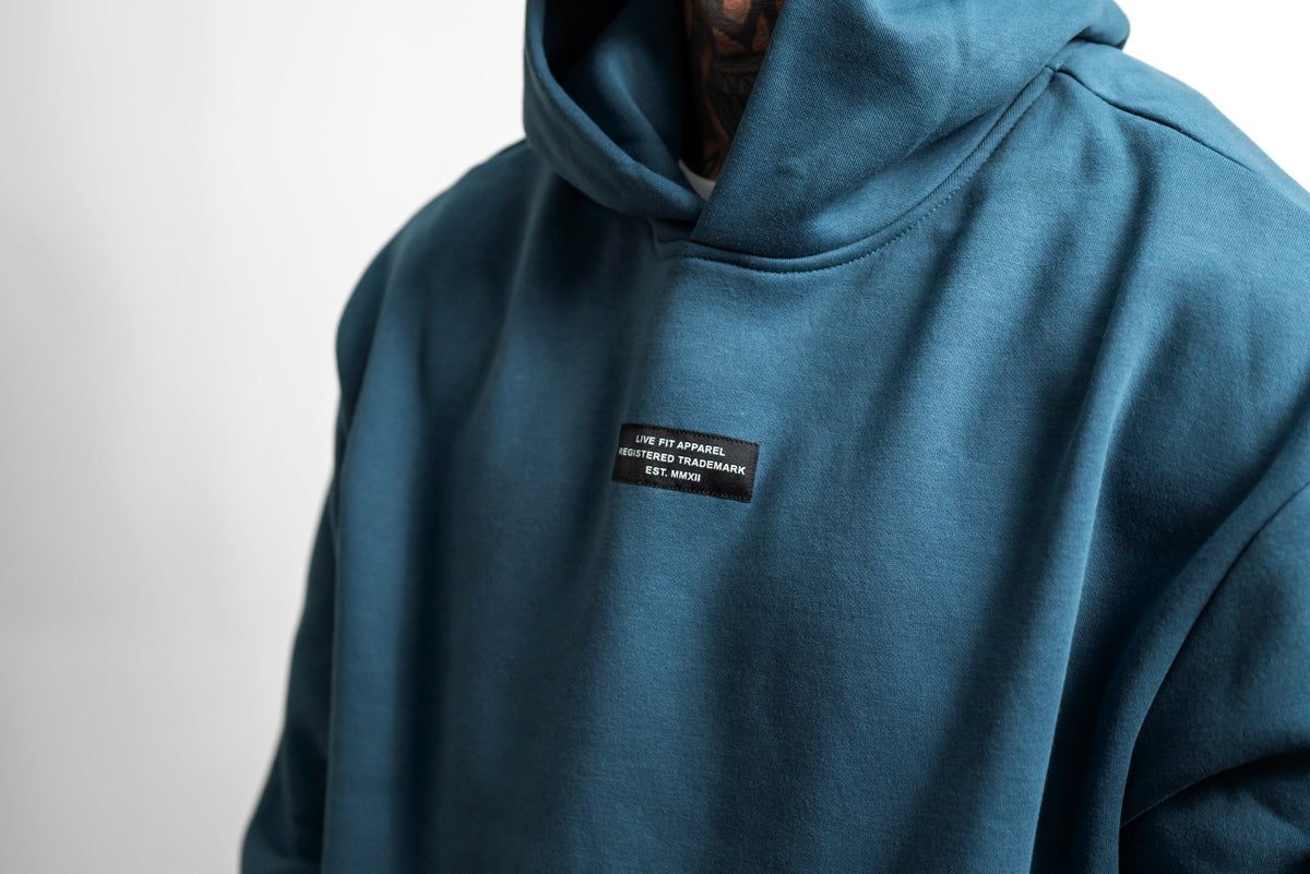 Core Fleece Hoodie - Deep Cyan