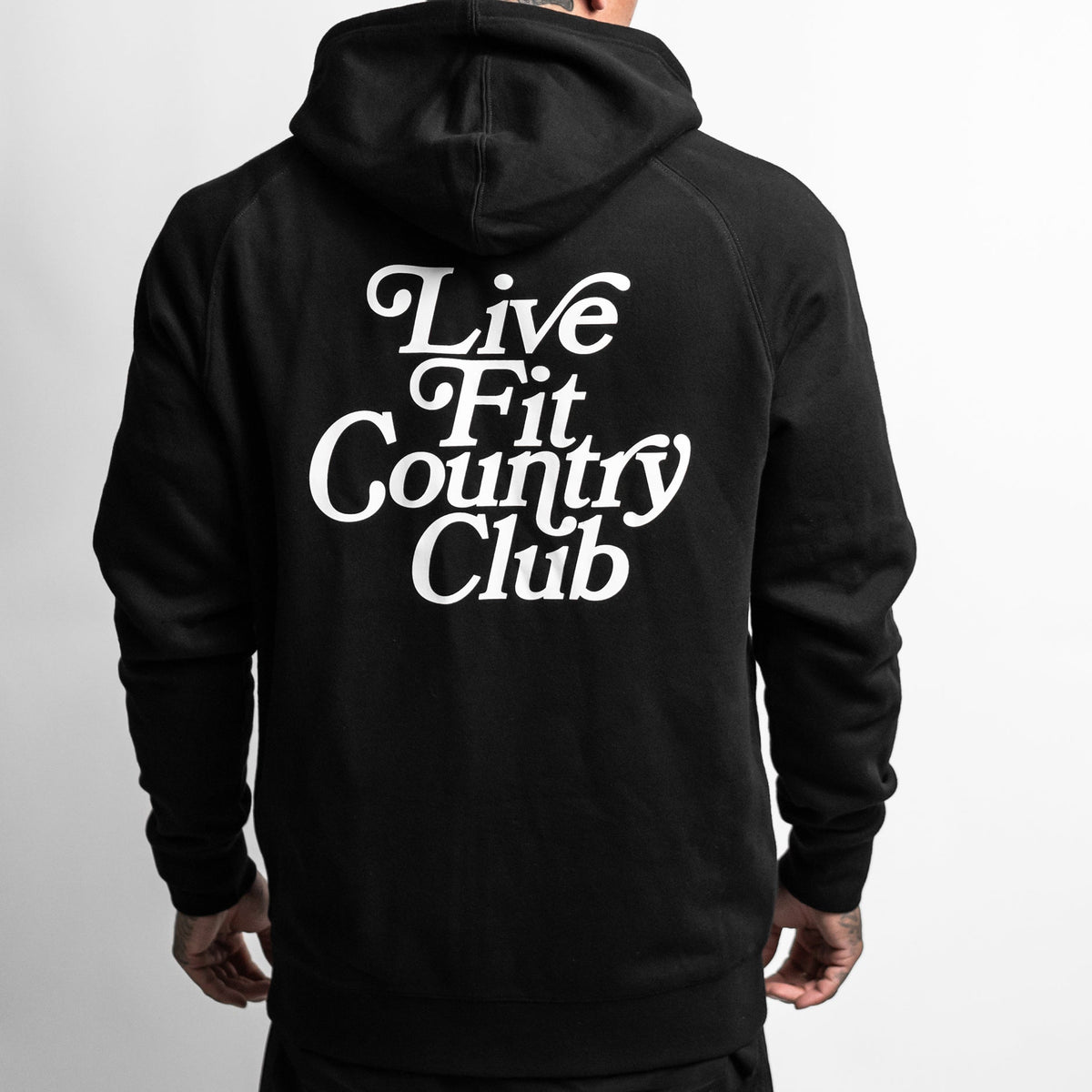 Country Club Zip Up - Black