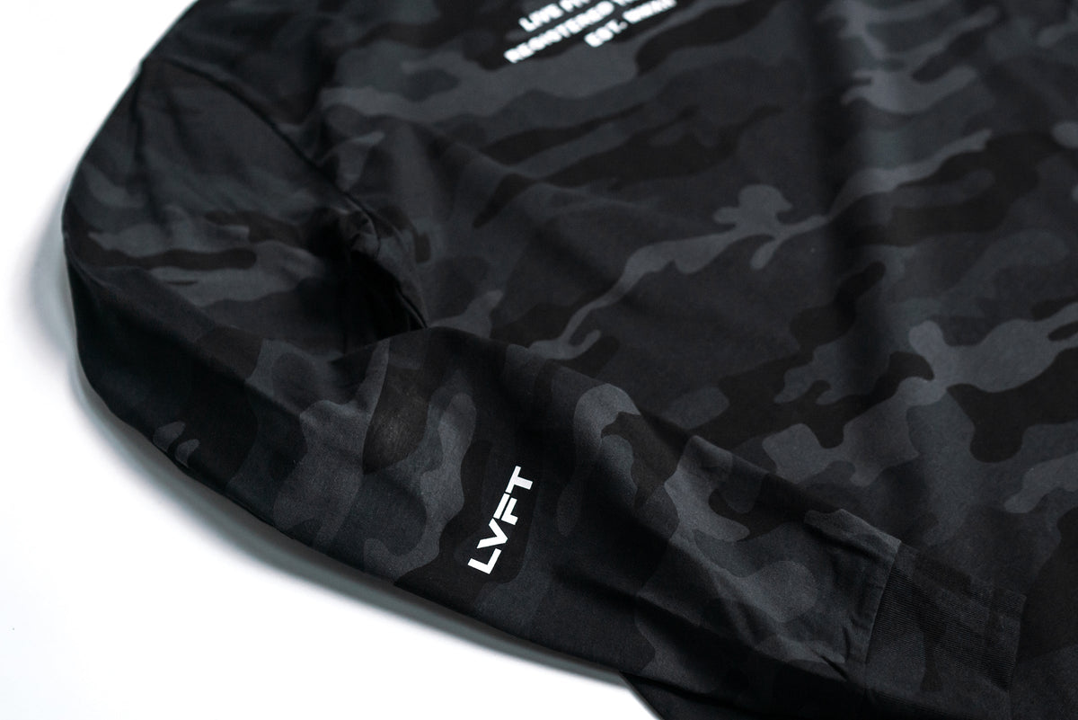 EST. Long Sleeve Tee - Black Camo