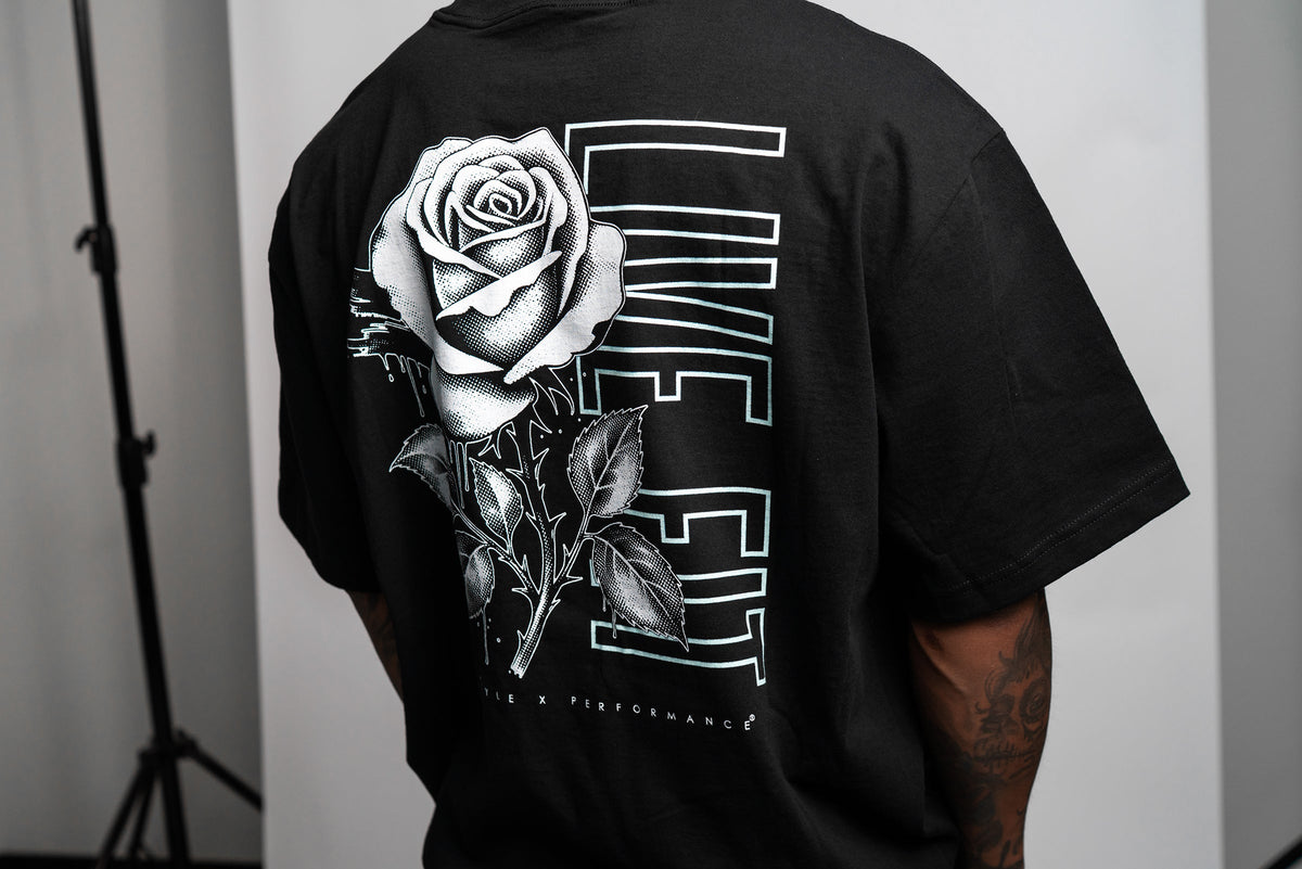 Rose Tee - Black