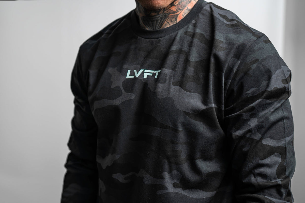Terrain Long Sleeve - Black Camo