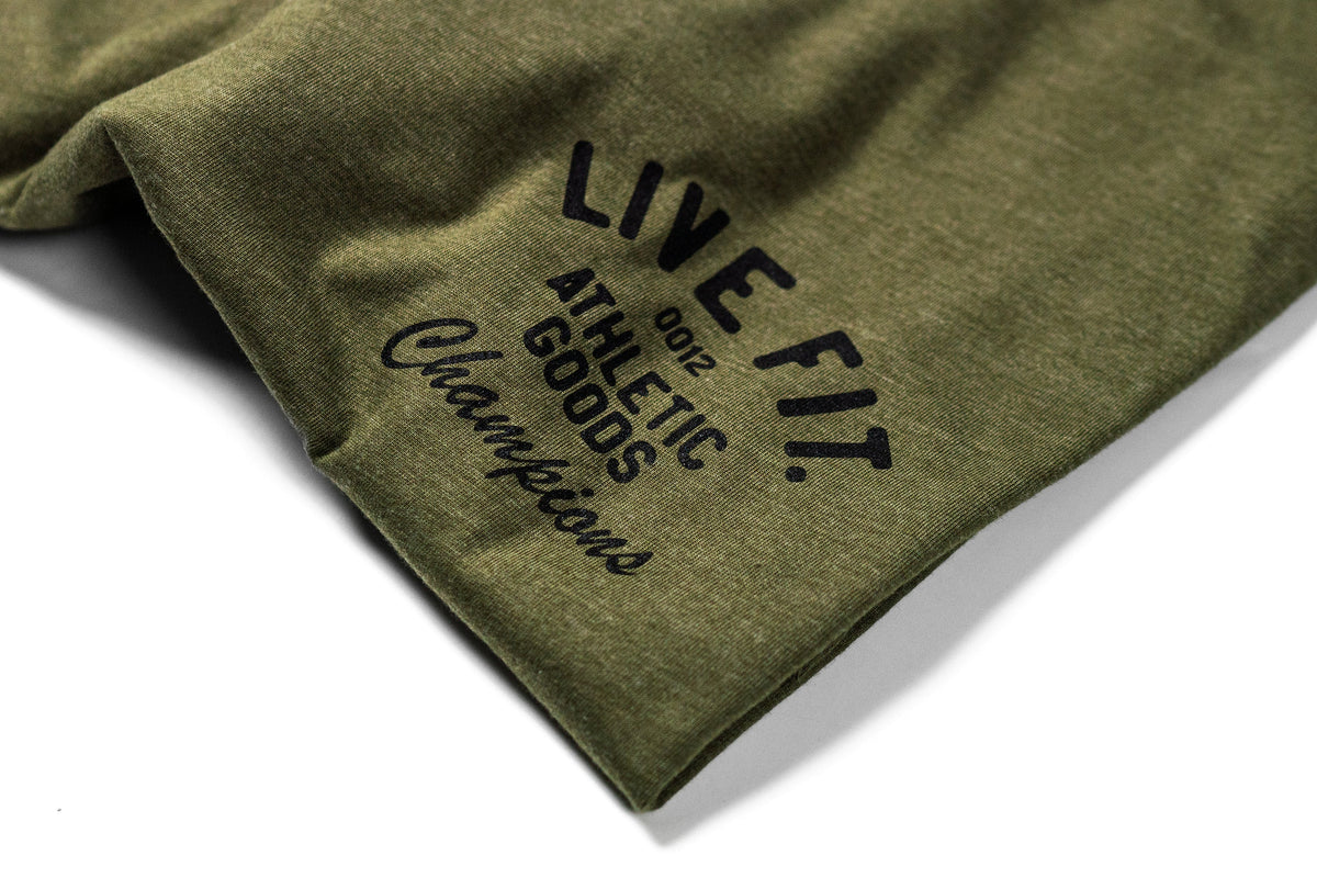 Athletic Goods Tee - Heather Olive
