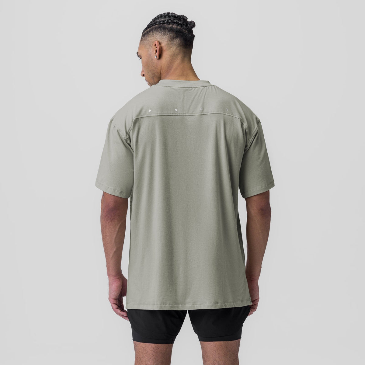 0824. Supima® Oversized Tee - Sage