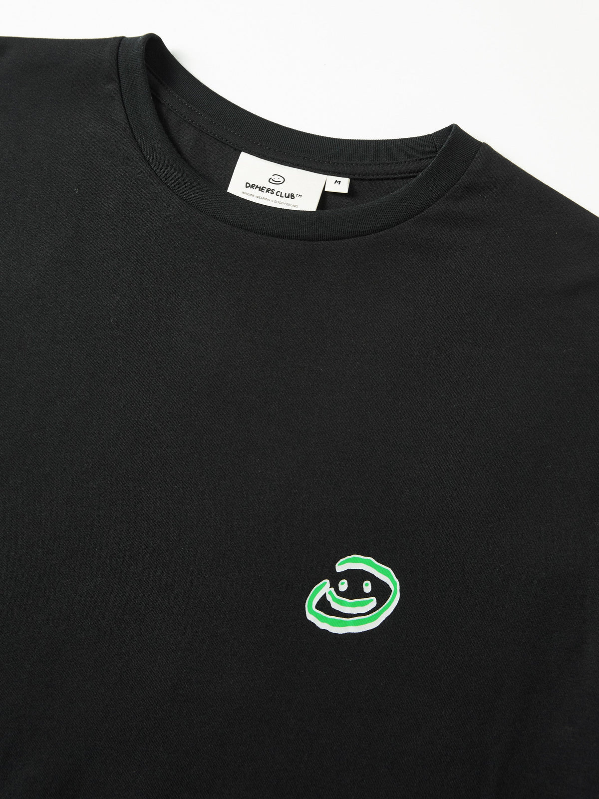DOODLE SMILEY TEE - BLACK