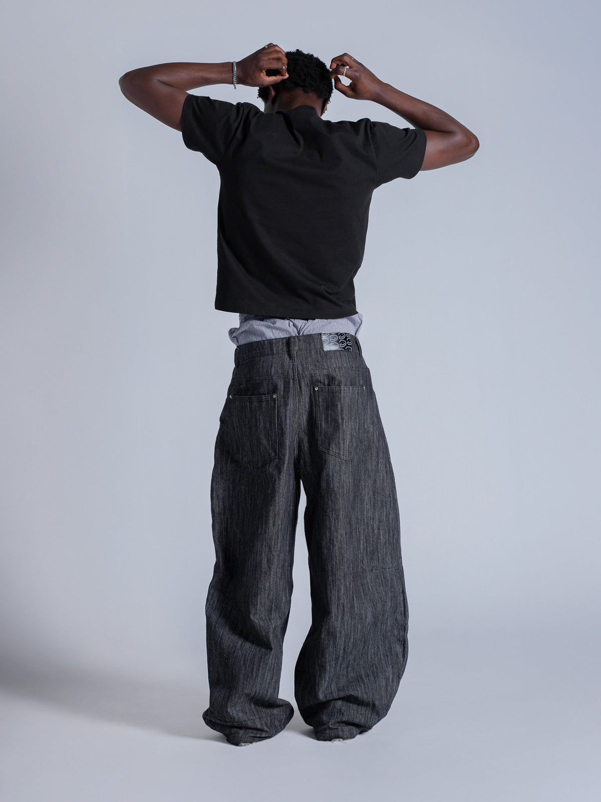 DRIFT RAW DENIM JEANS - BLACK