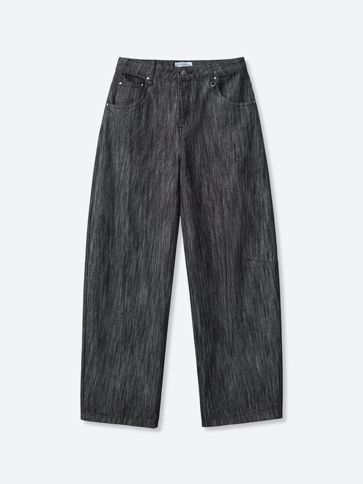 DRIFT RAW DENIM JEANS - BLACK