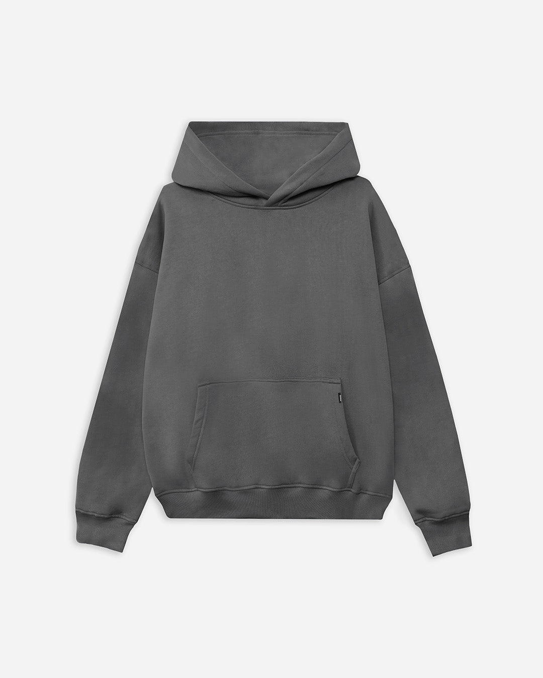 Drop Shoulder Hoodie - Charcoal