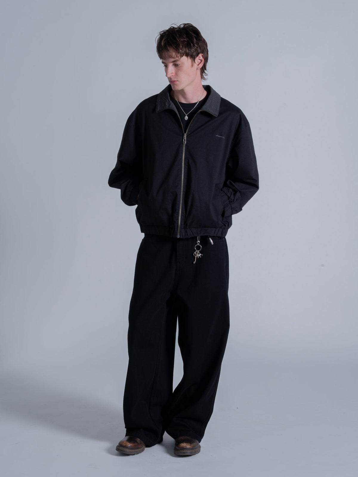 IN-BETWEEN REVERSIBLE JACKET - BLACK