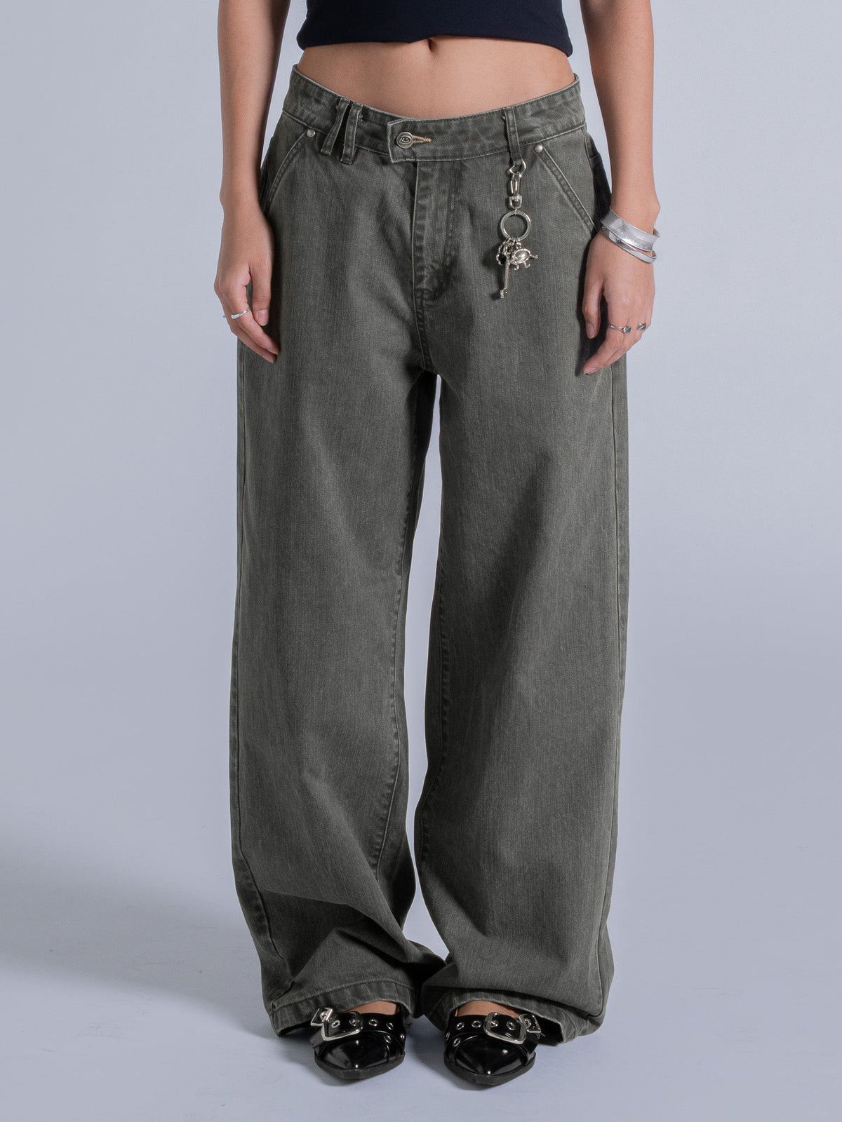 TRACE TROUSER - ARMY GREEN
