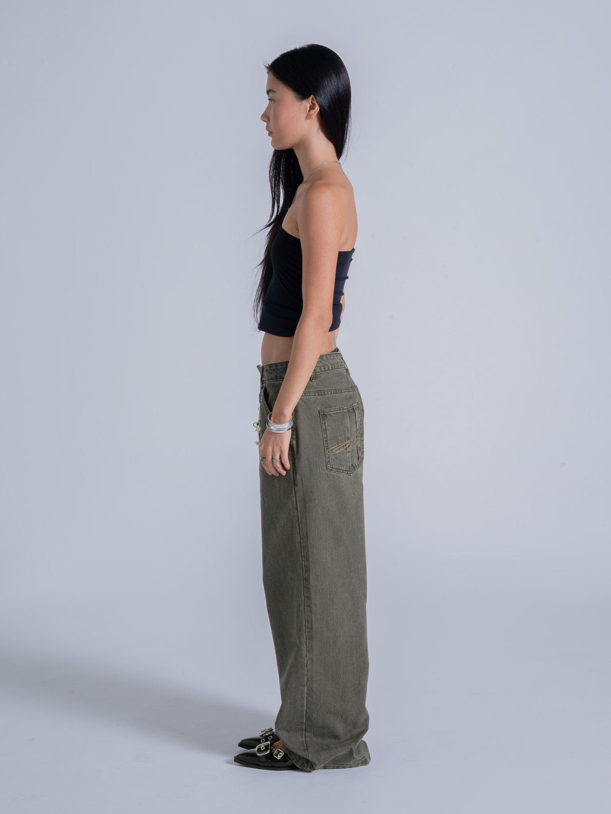 TRACE TROUSER - ARMY GREEN
