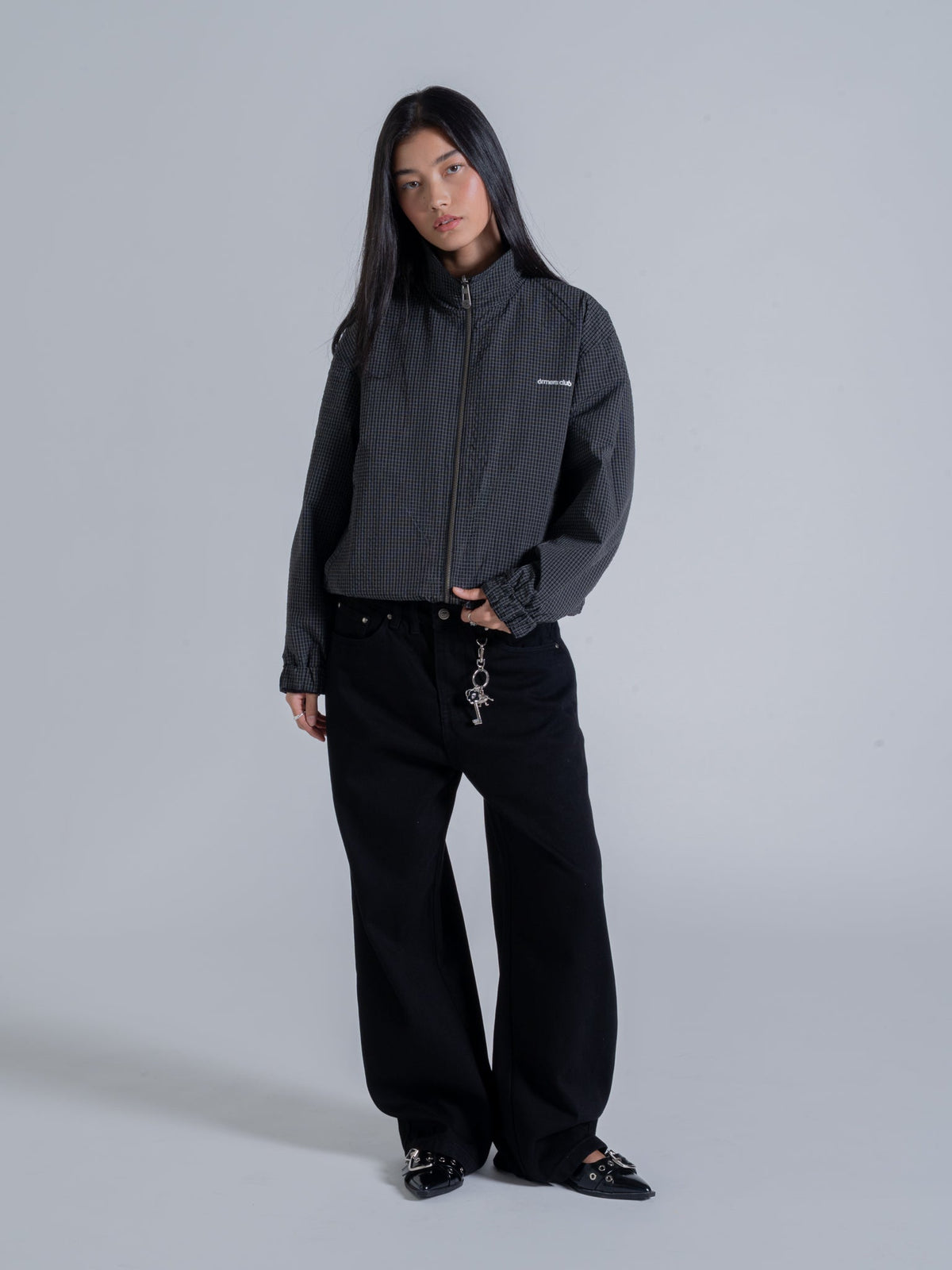 IN-BETWEEN REVERSIBLE JACKET - BLACK
