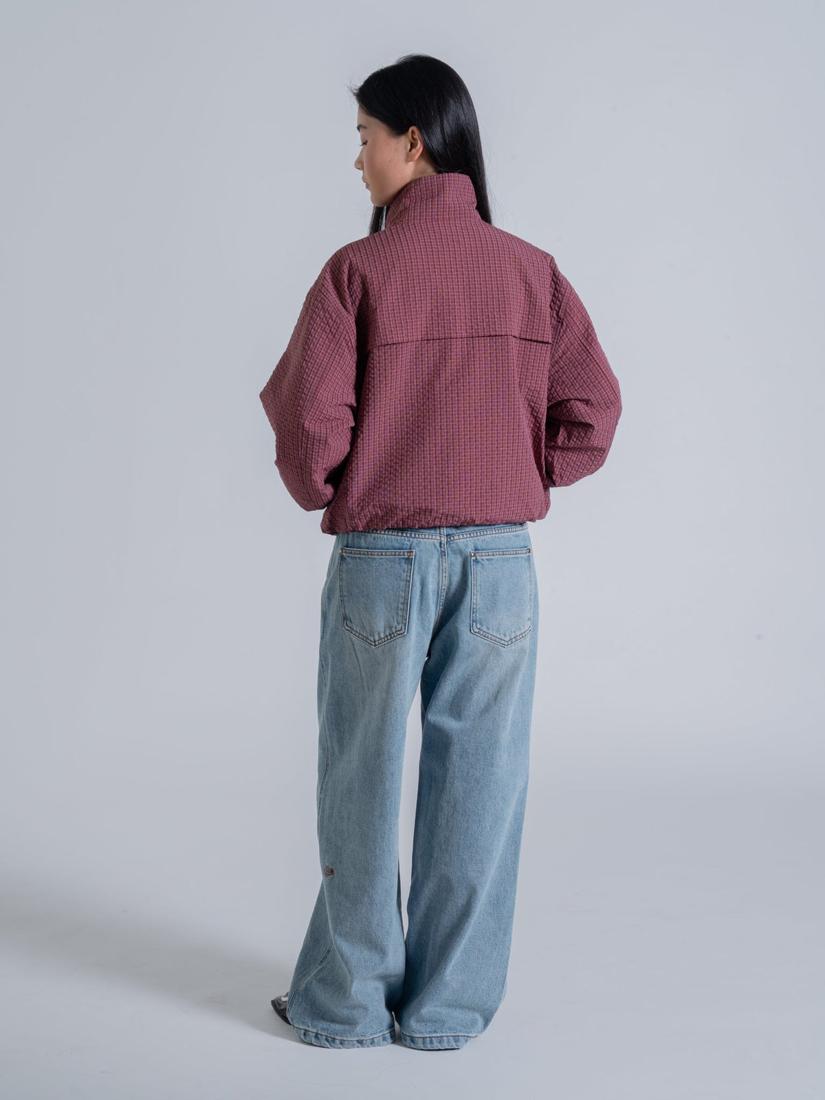 IN-BETWEEN REVERSIBLE JACKET - NAVY/BURGUNDY