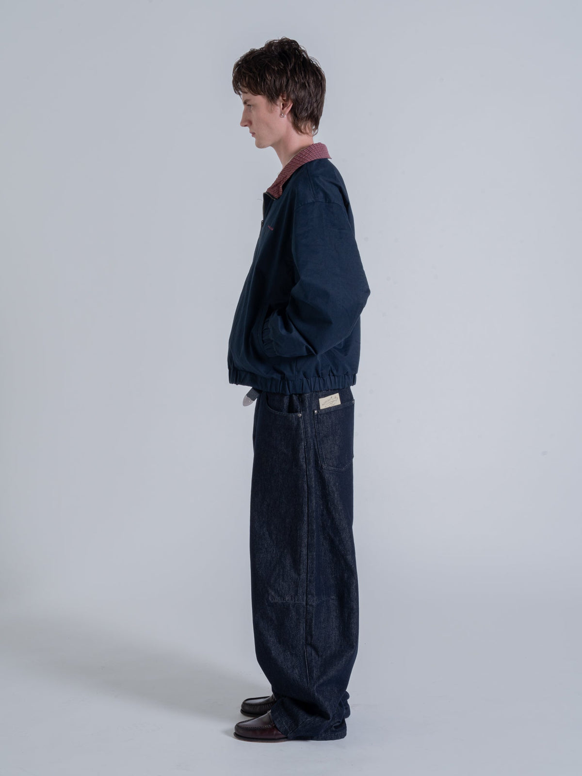 IN-BETWEEN REVERSIBLE JACKET - NAVY/BURGUNDY