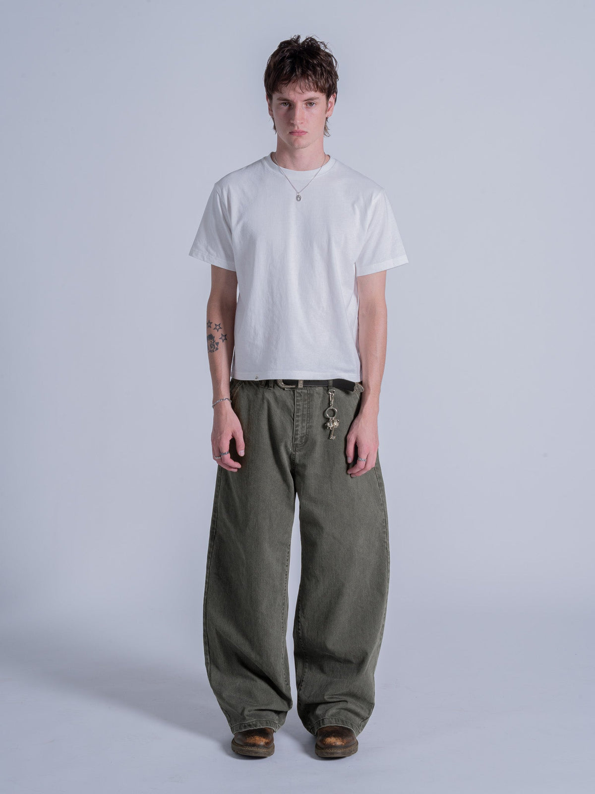 TRACE TROUSER - ARMY GREEN