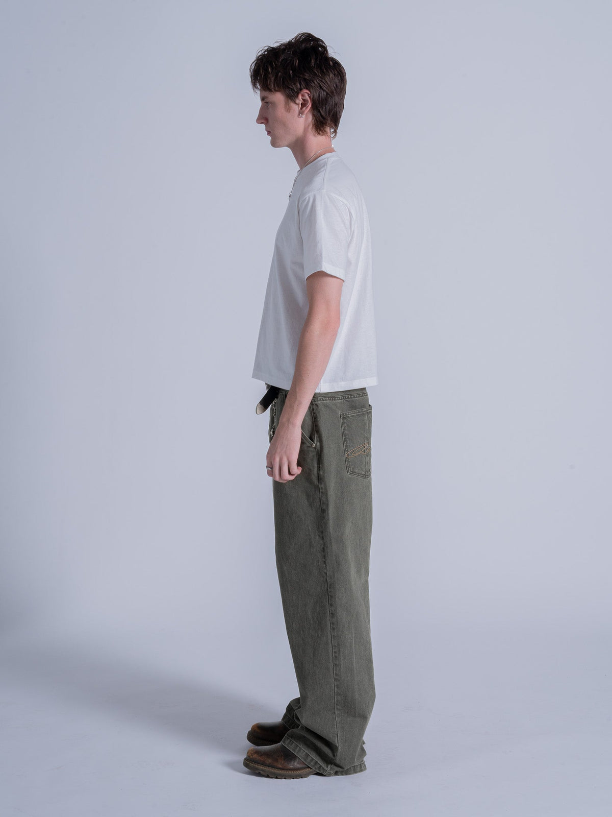 TRACE TROUSER - ARMY GREEN
