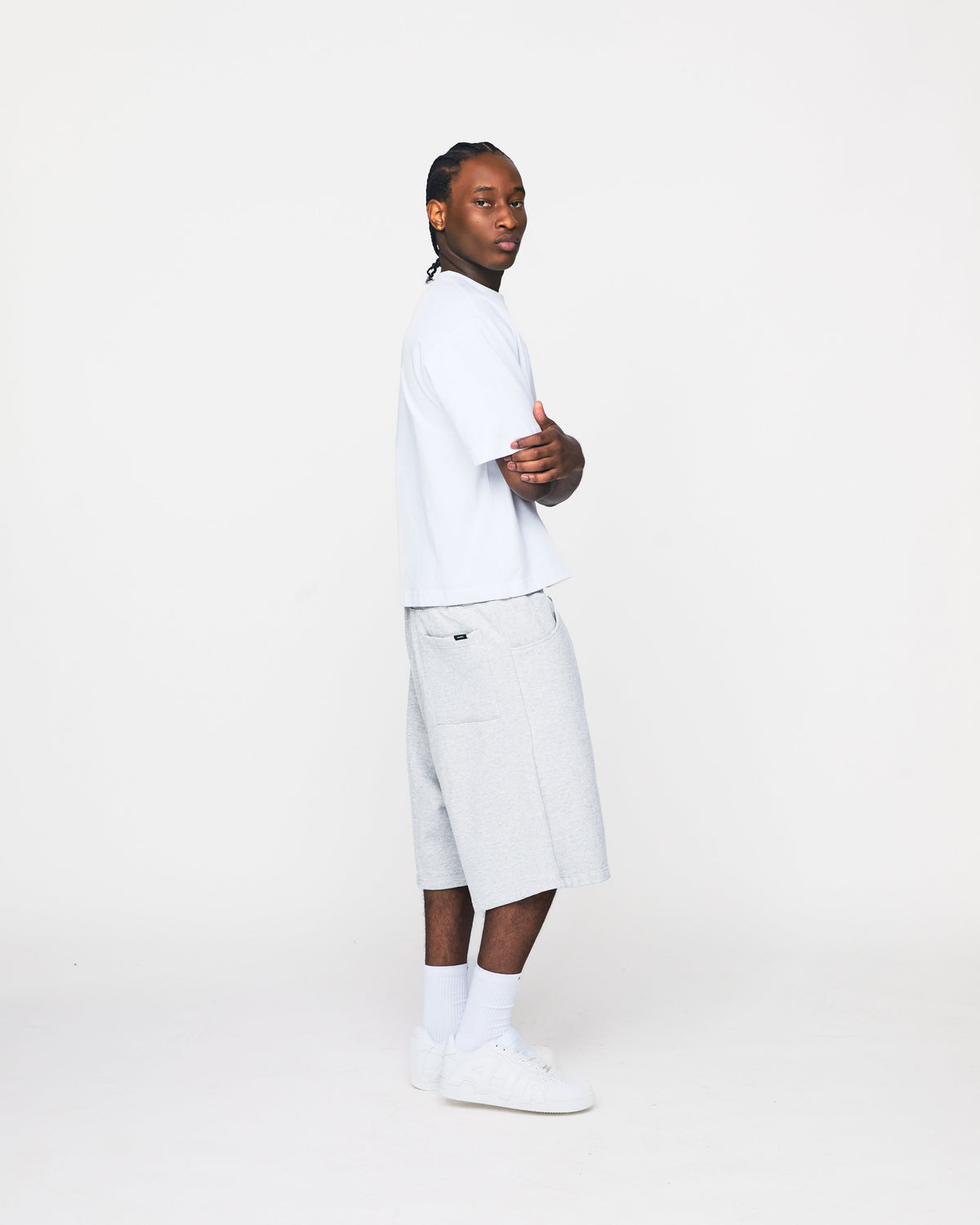 Baggy Sweatshorts - Ash