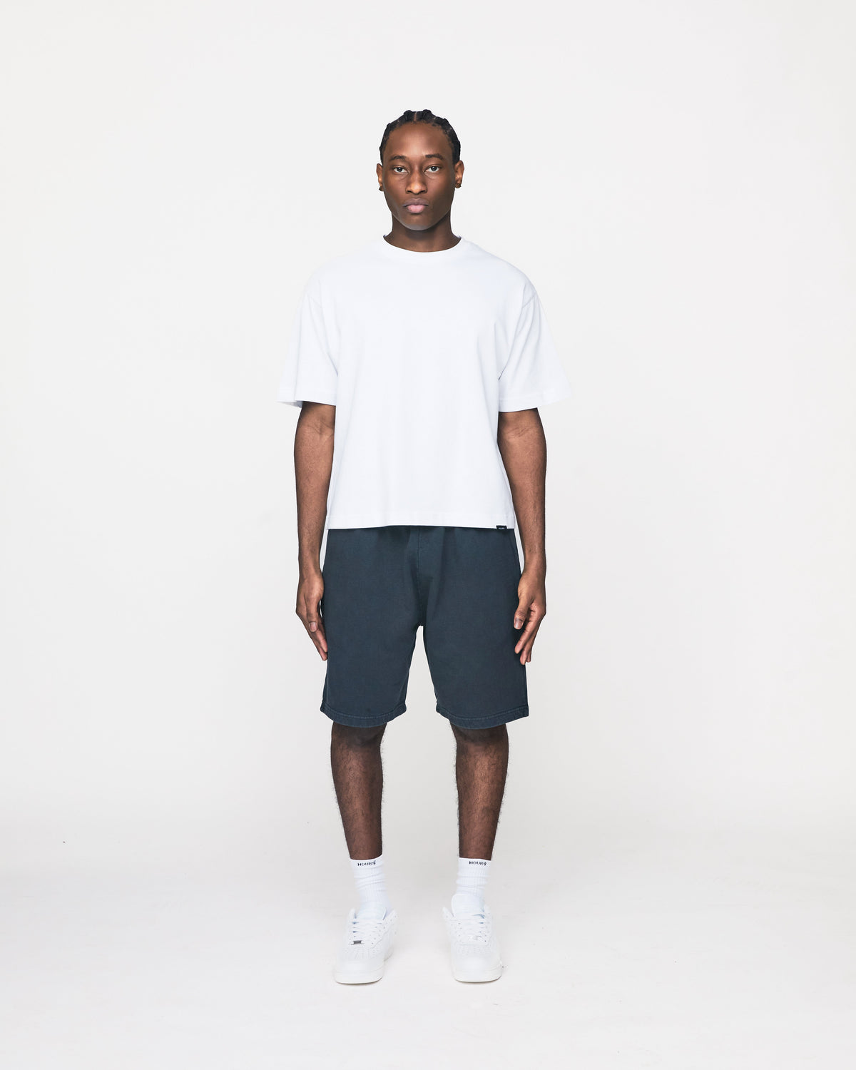Cotton Shorts - Vintage Navy