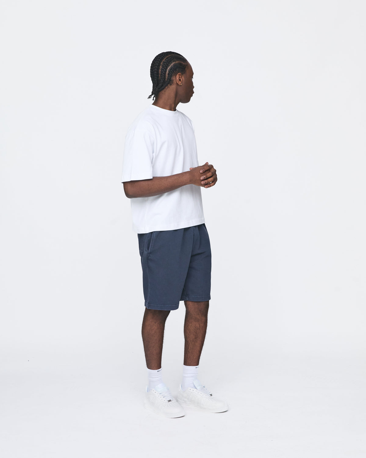 Cotton Shorts - Vintage Navy
