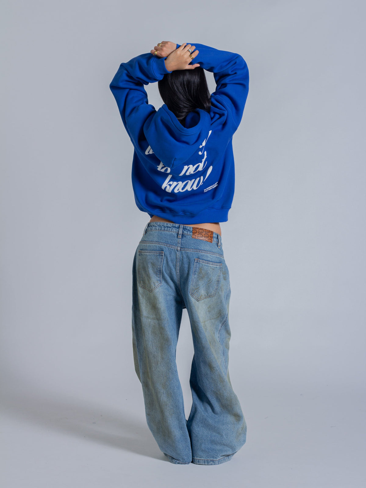 IT'S OKAY TO NOT KNOW HOODIE - COBALT BLUE
