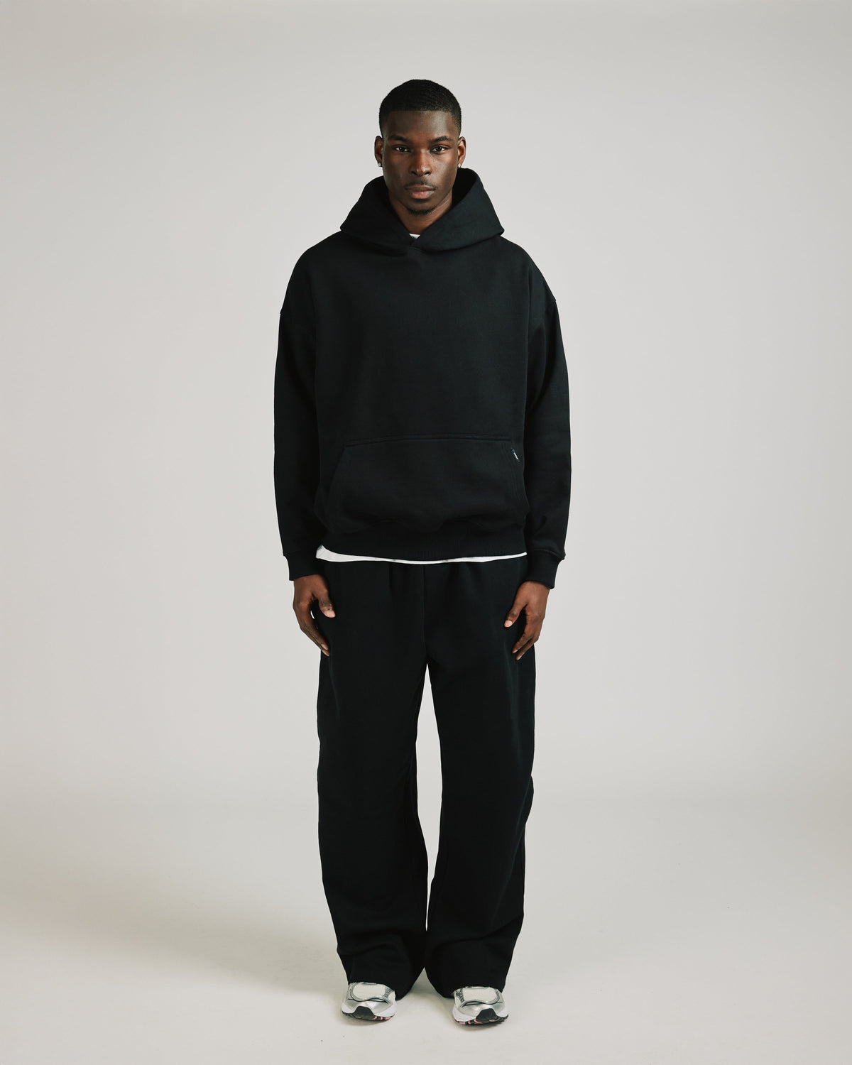 Drop Shoulder Hoodie - Black (GWP)