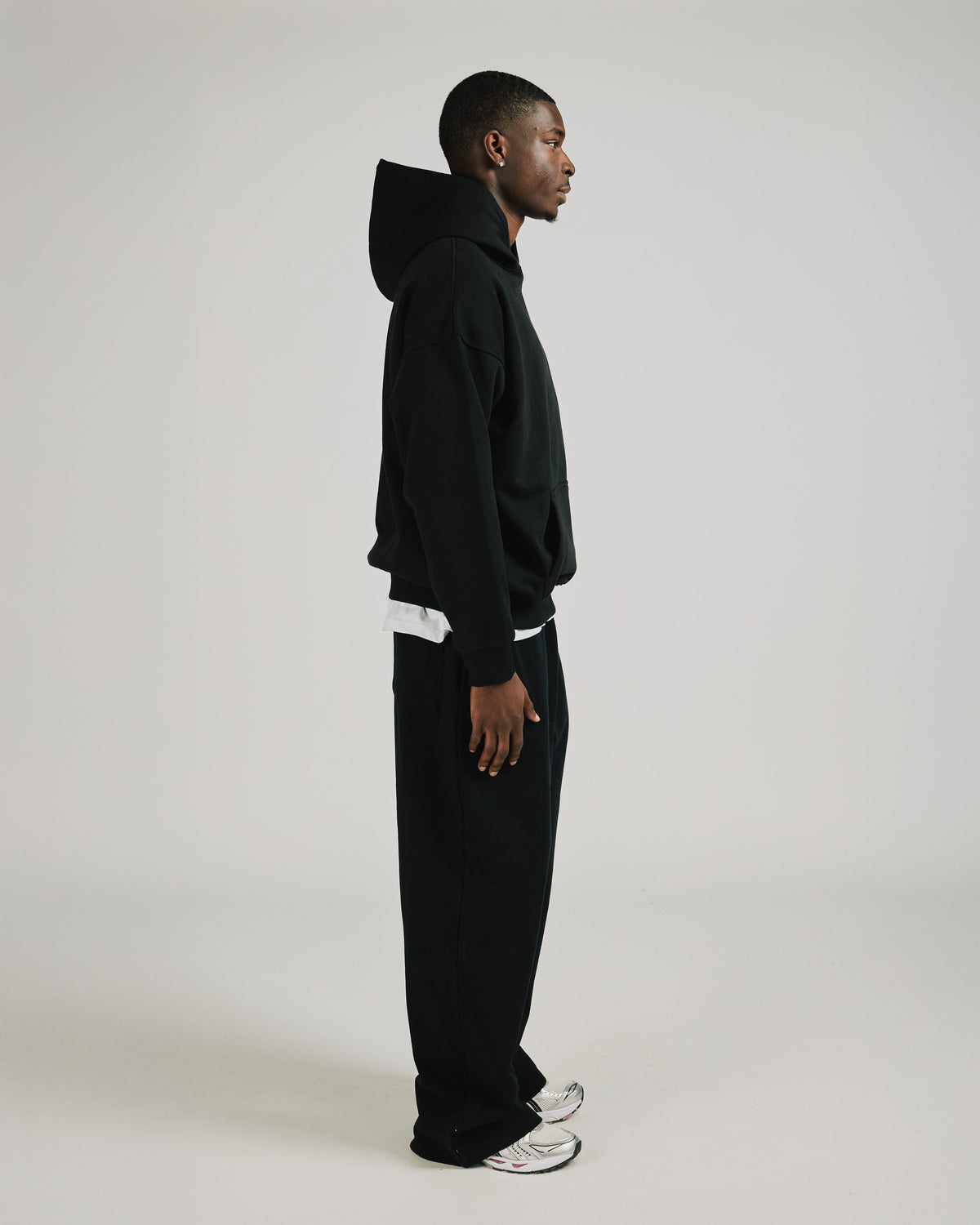 Drop Shoulder Hoodie - Black (GWP)