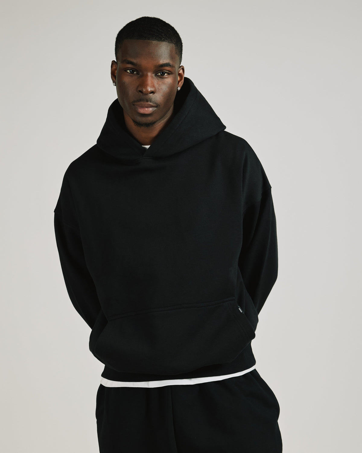 Drop Shoulder Hoodie - Black (GWP)