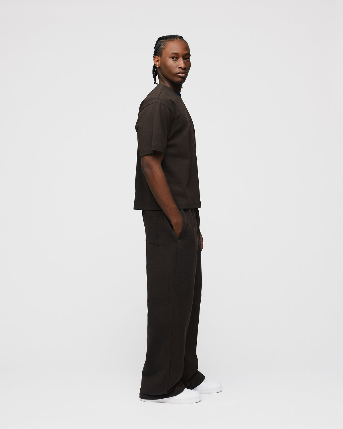 Cropped T-Shirt - Espresso