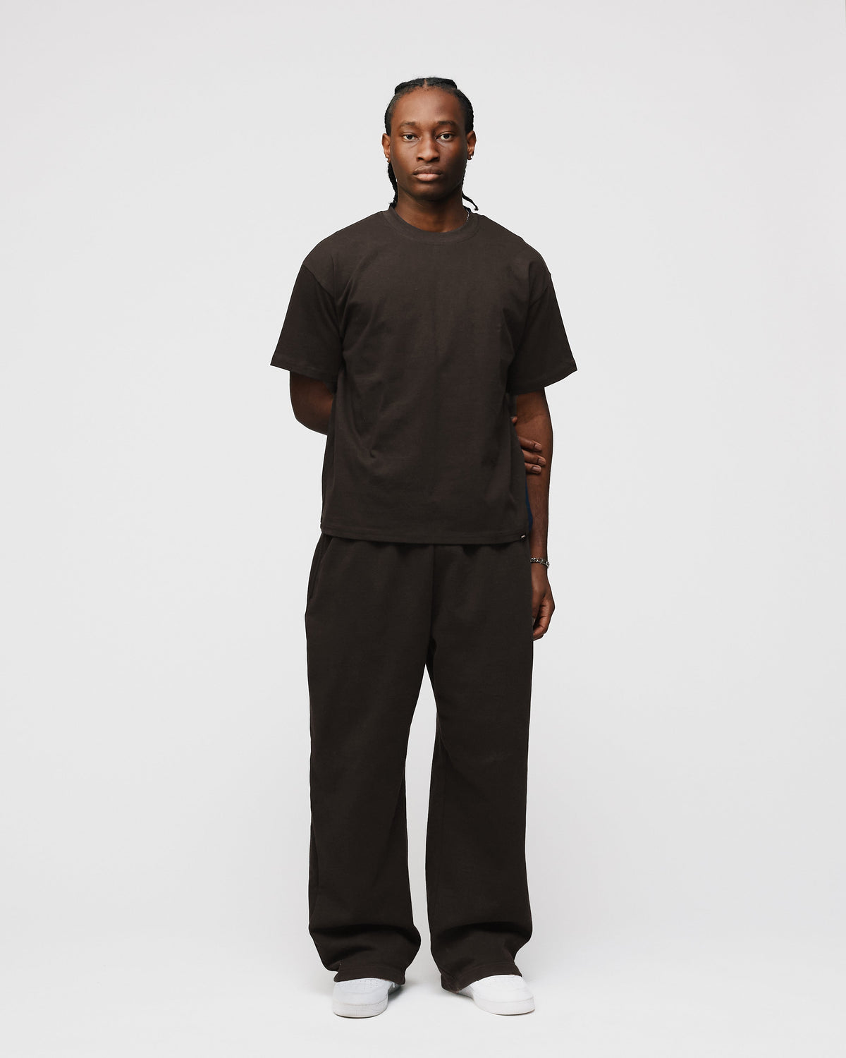 Drop Shoulder T-Shirt - Espresso