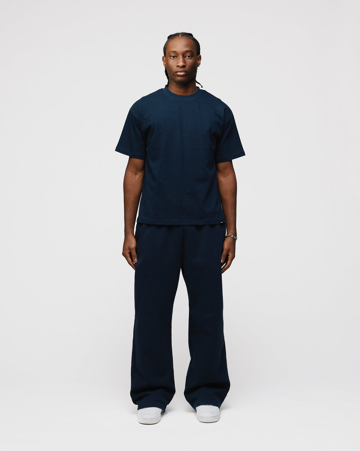 Drop Shoulder T-Shirt - Navy