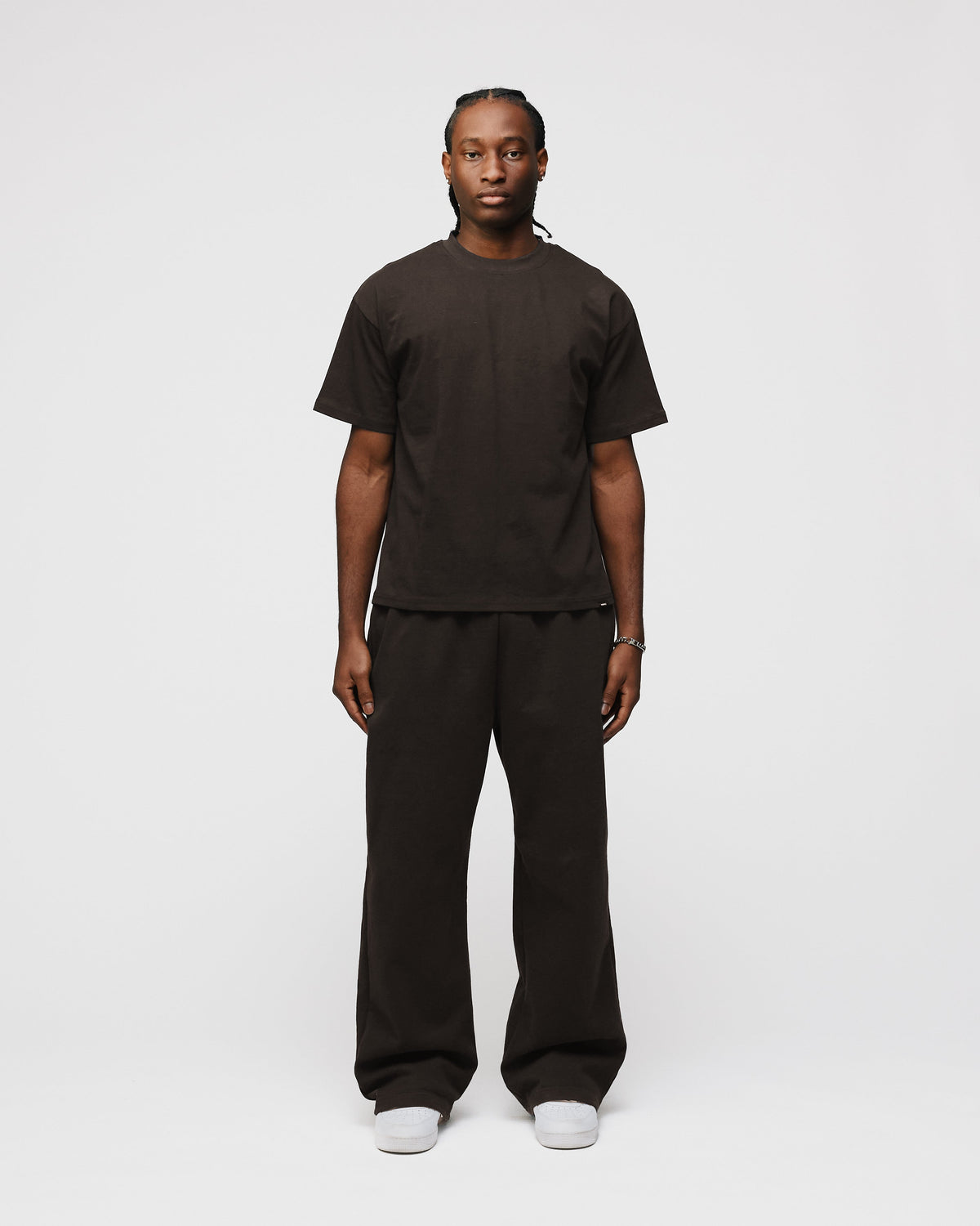 Drop Shoulder T-Shirt - Espresso