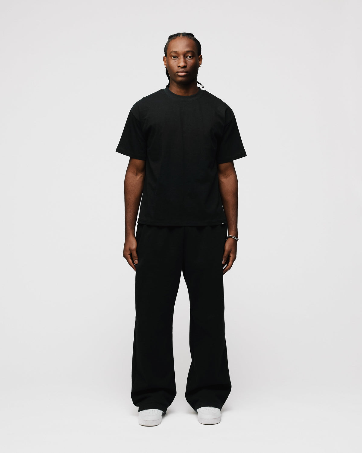 Drop Shoulder T-Shirt - Black