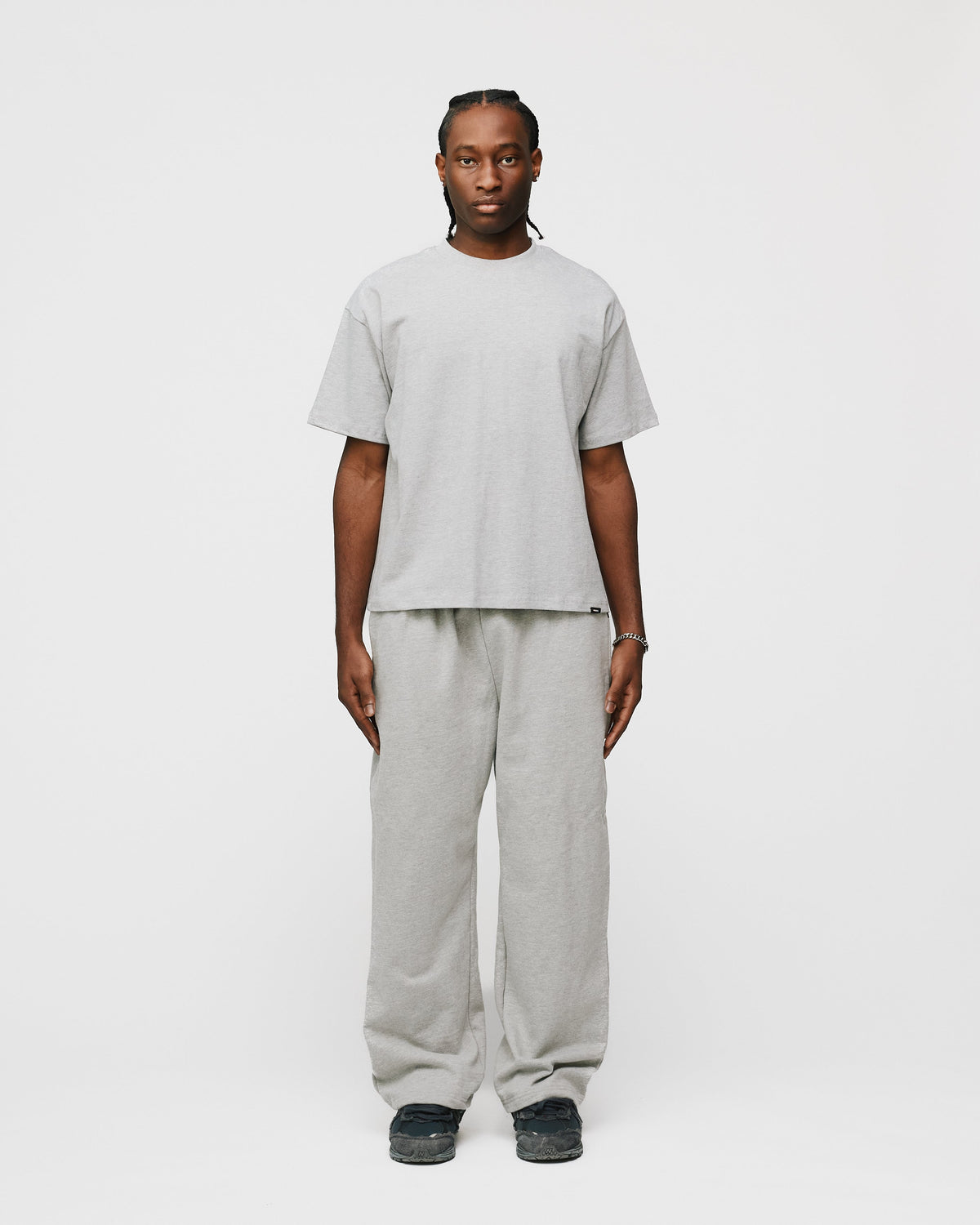 Cropped T-Shirt - Grey