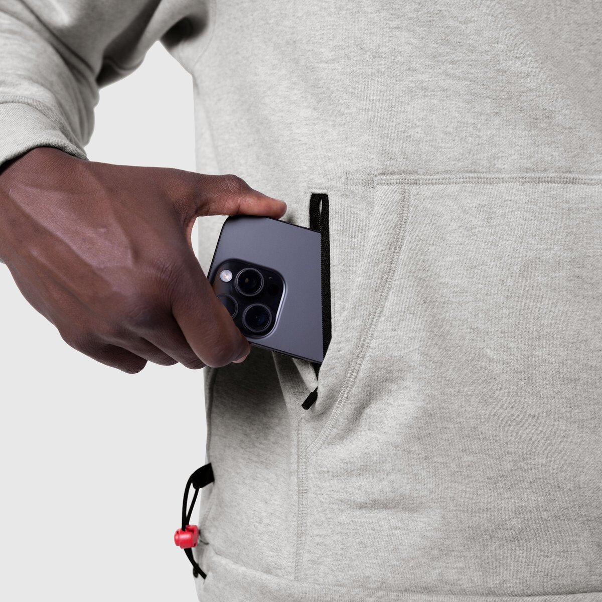 1121. Tech-Terry™ Training Hoodie - Heather Grey "Blade"