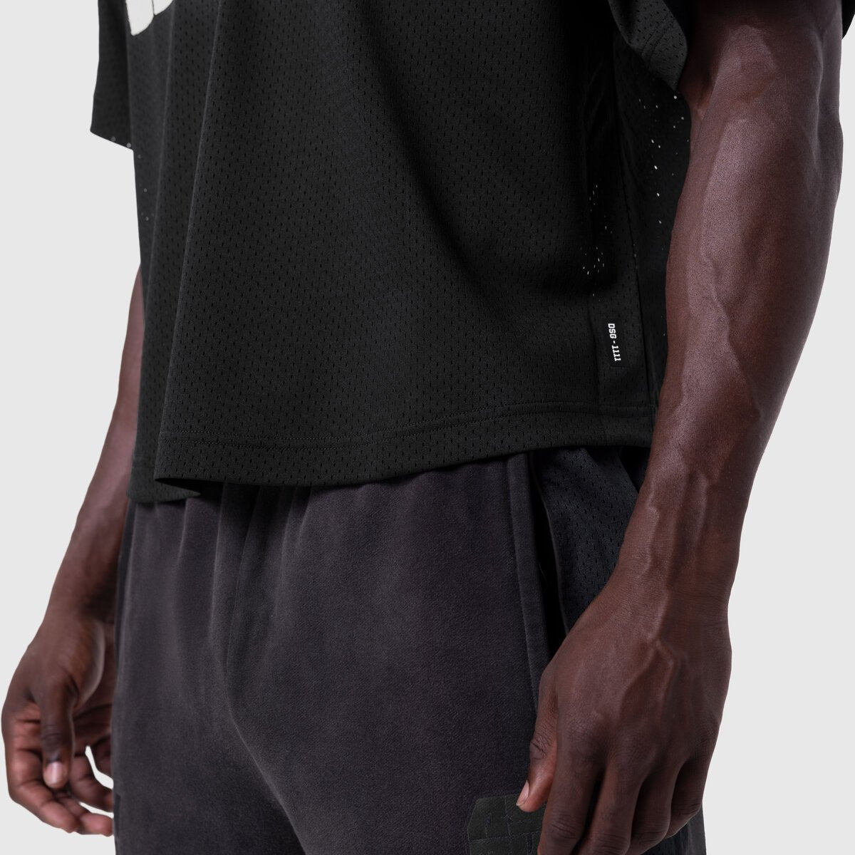 1111. Ion-Mesh™ Crop Jersey - Black