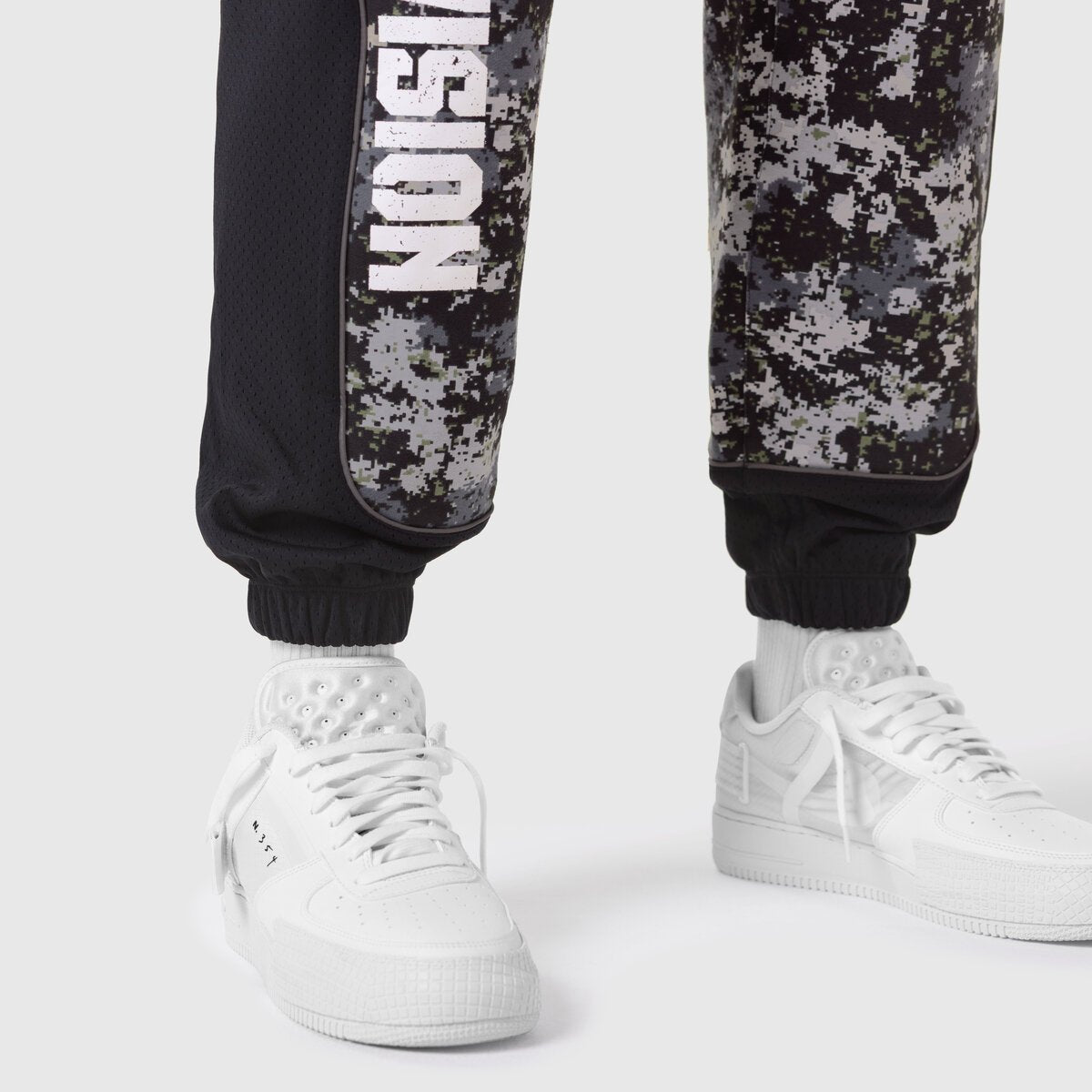 1120. Tech-Terry™ Mesh Panel Sweats - Pixel Camo "Blade TD"
