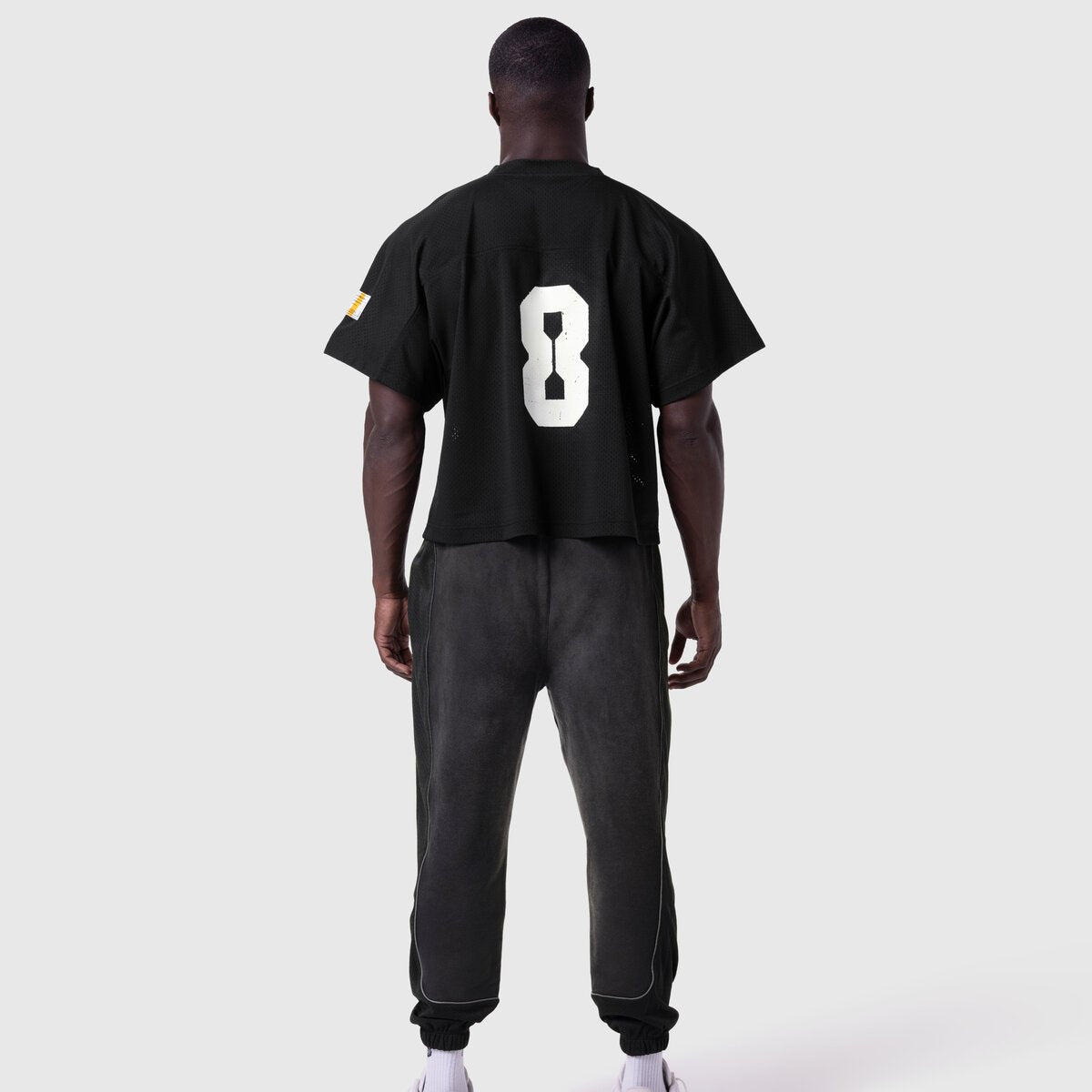 1111. Ion-Mesh™ Crop Jersey - Black