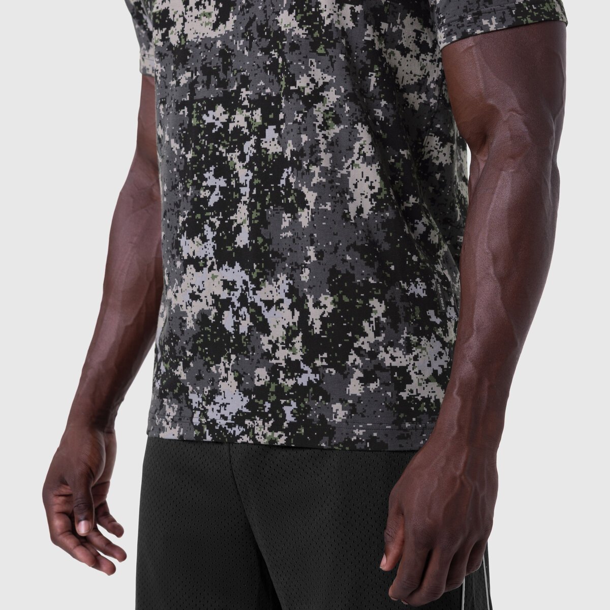 0923. Supima® Essential Tee - Pixel Camo