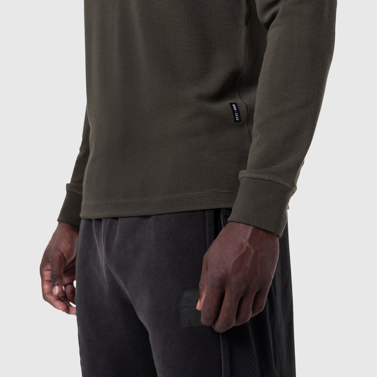 1112. Tech-Waffle™ Longsleeve - Olive