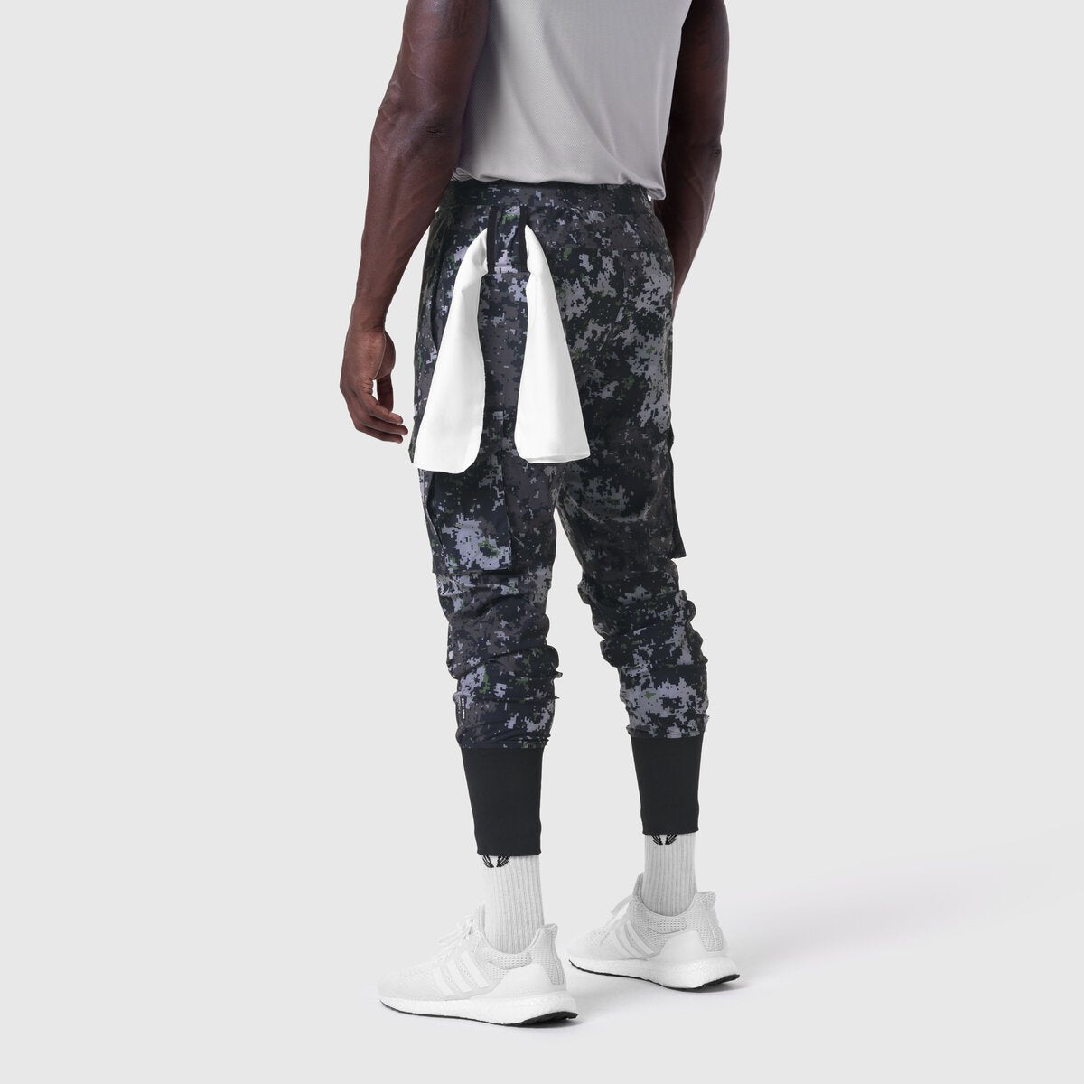 0825. Tetra-Lite® Cargo High Rib Jogger - Pixel Camo