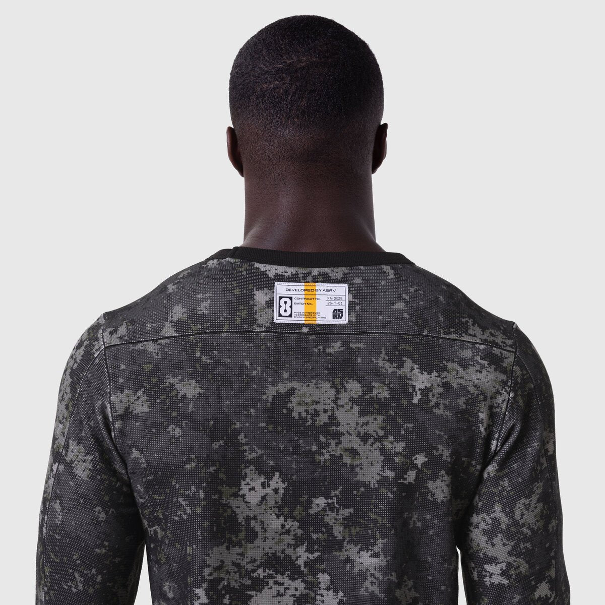 1112. Tech-Waffle™ Longsleeve - Pixel Camo