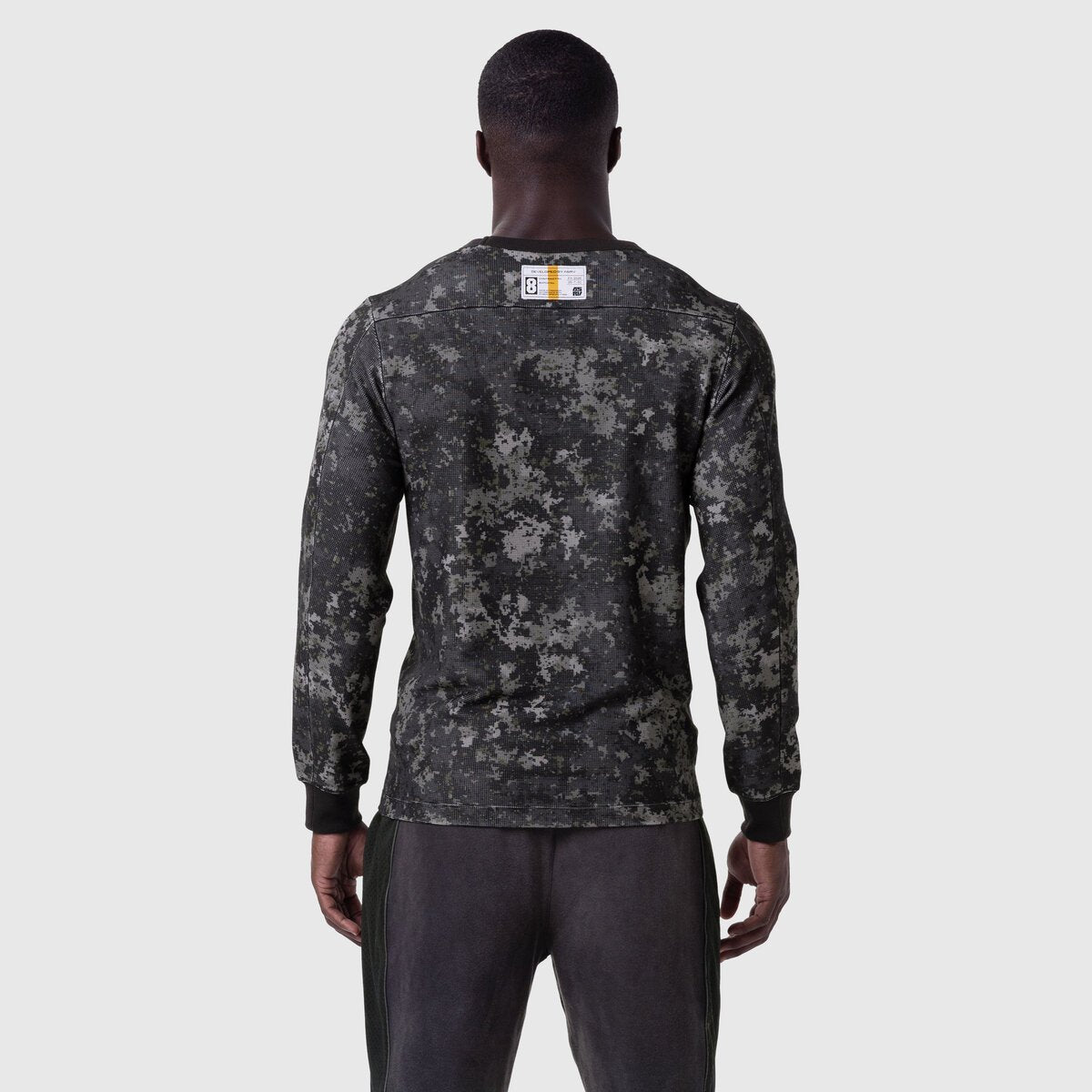 1112. Tech-Waffle™ Longsleeve - Pixel Camo