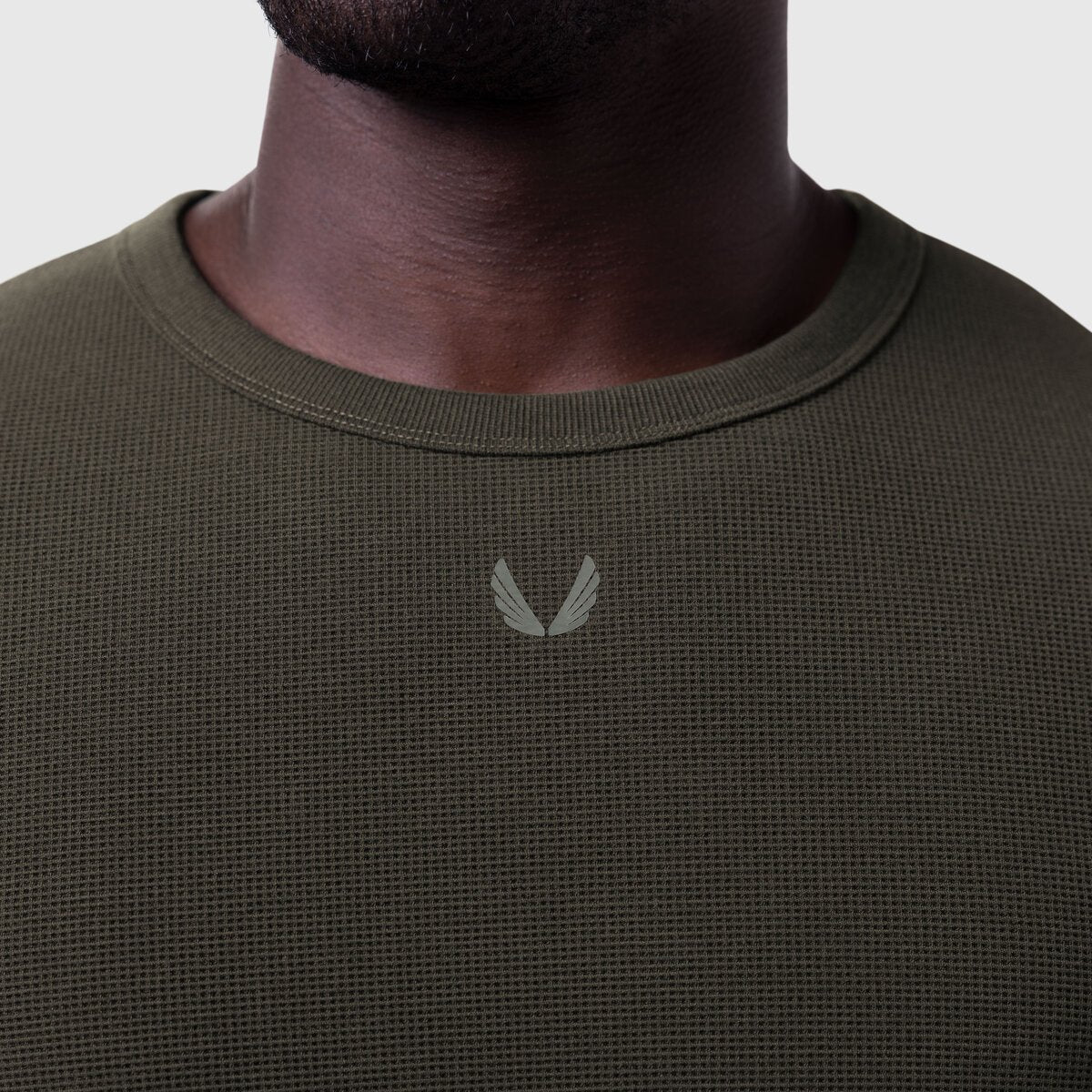 1112. Tech-Waffle™ Longsleeve - Olive