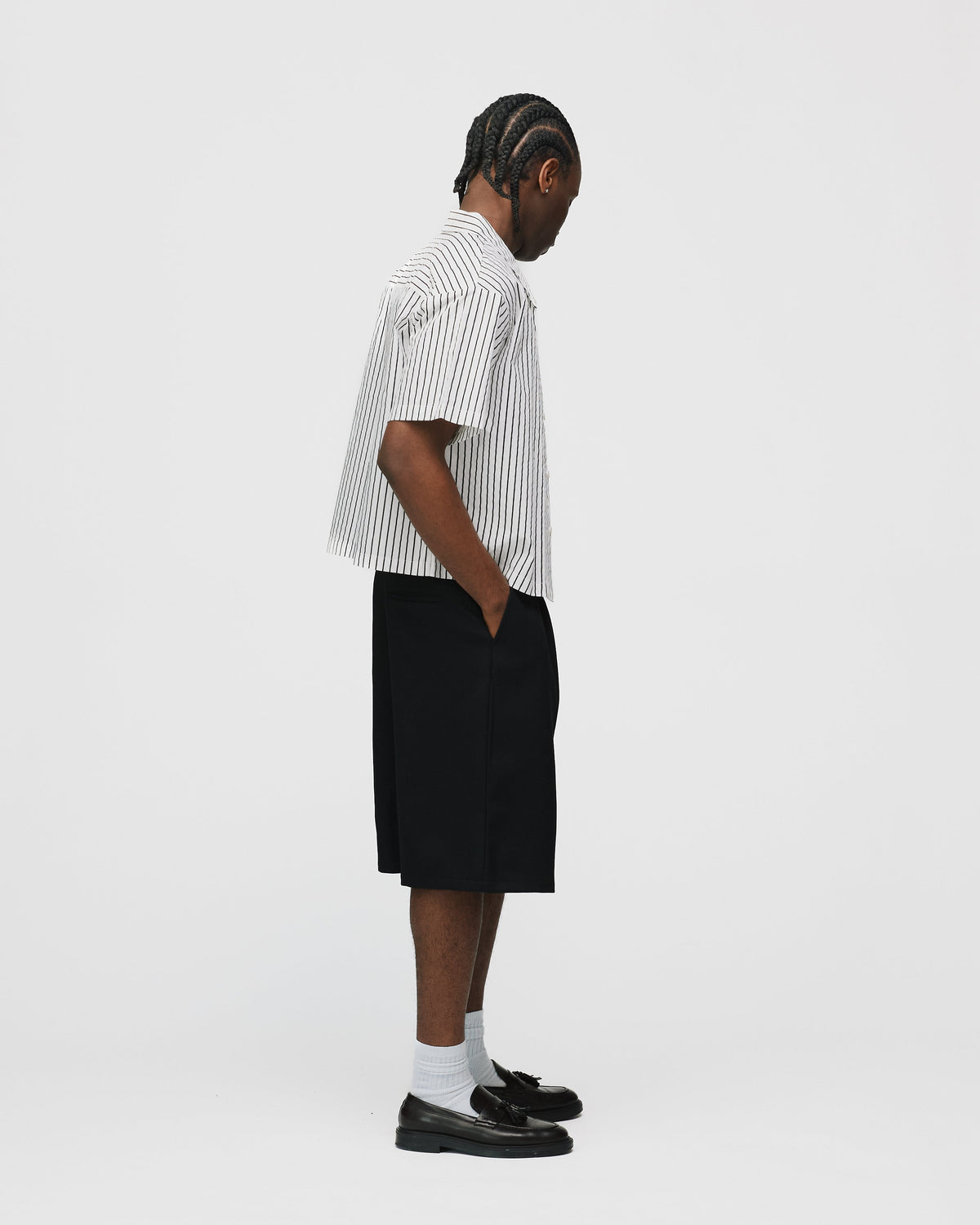 Pleated Shorts - Black