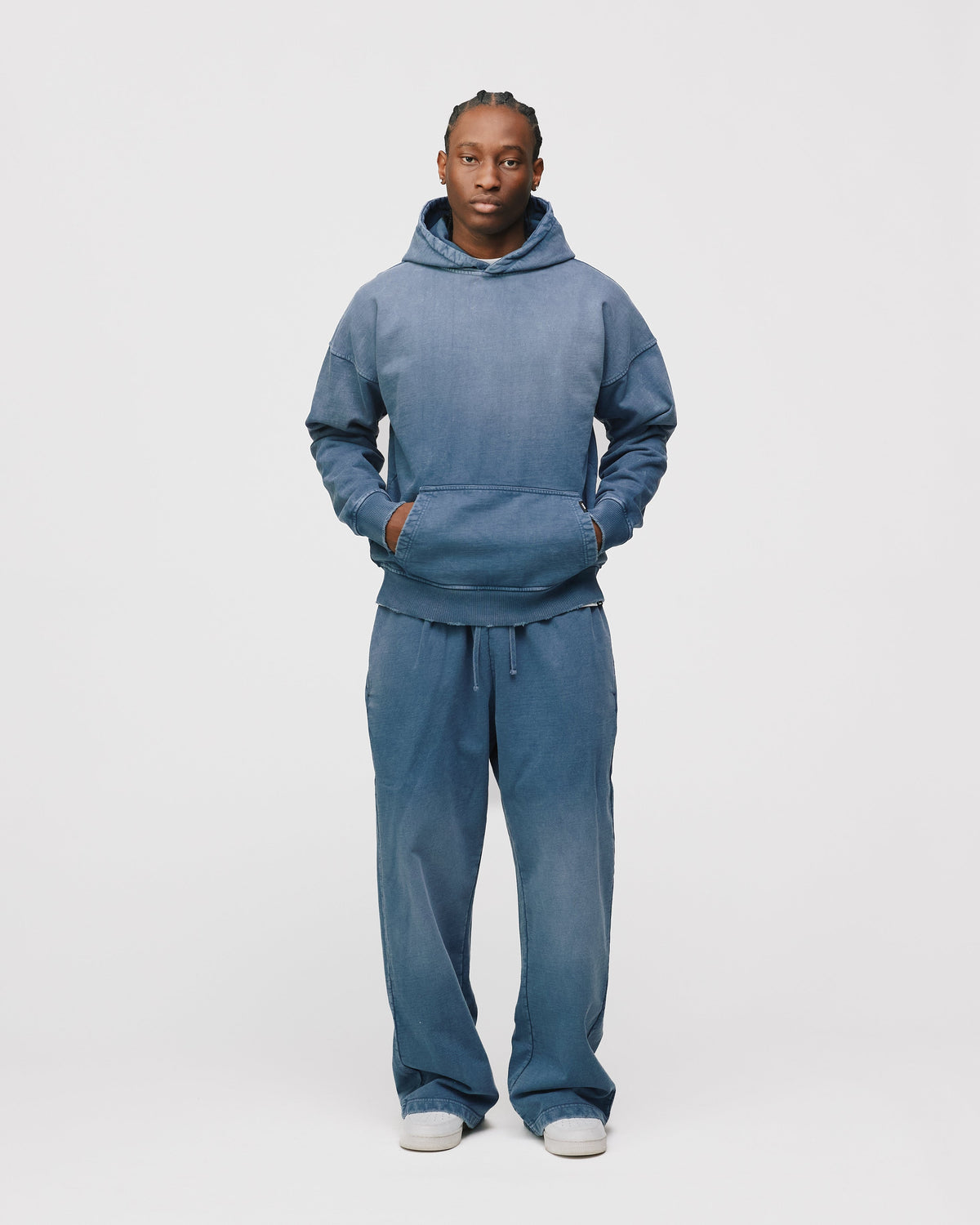 Baggy Sweatpants - Sunfaded Blue