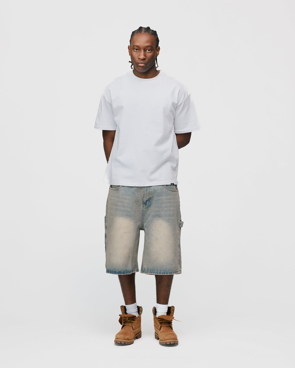 Baggy Denim Shorts - Desert Wash