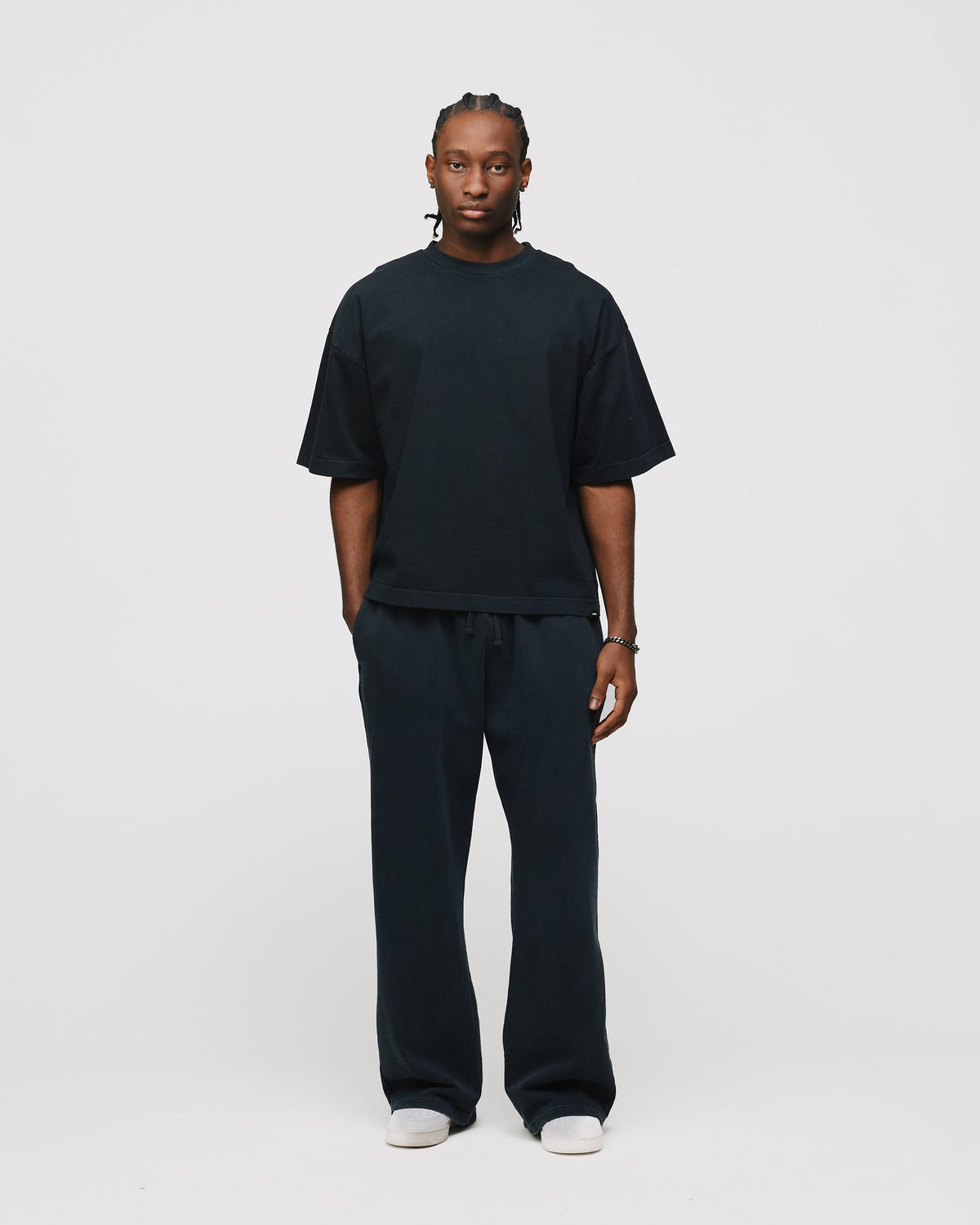 Cropped T-Shirt - Vintage Black