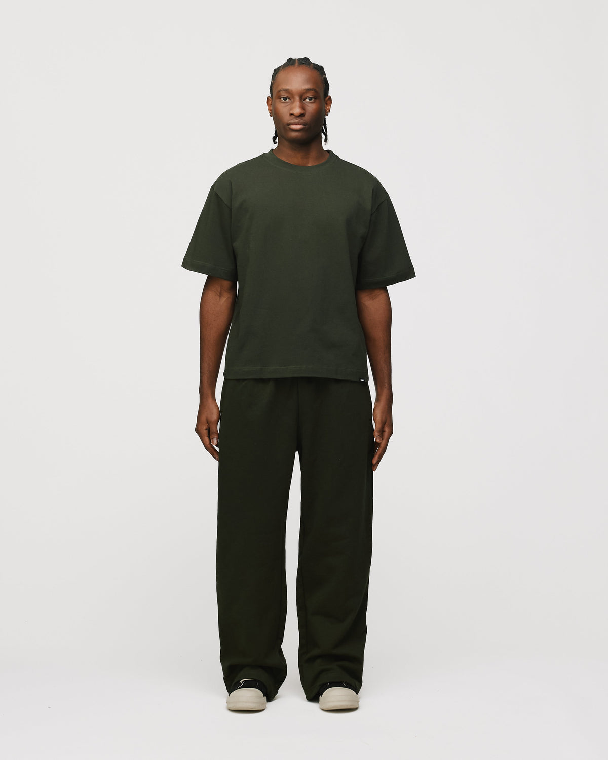 Cropped T-Shirt - Olive